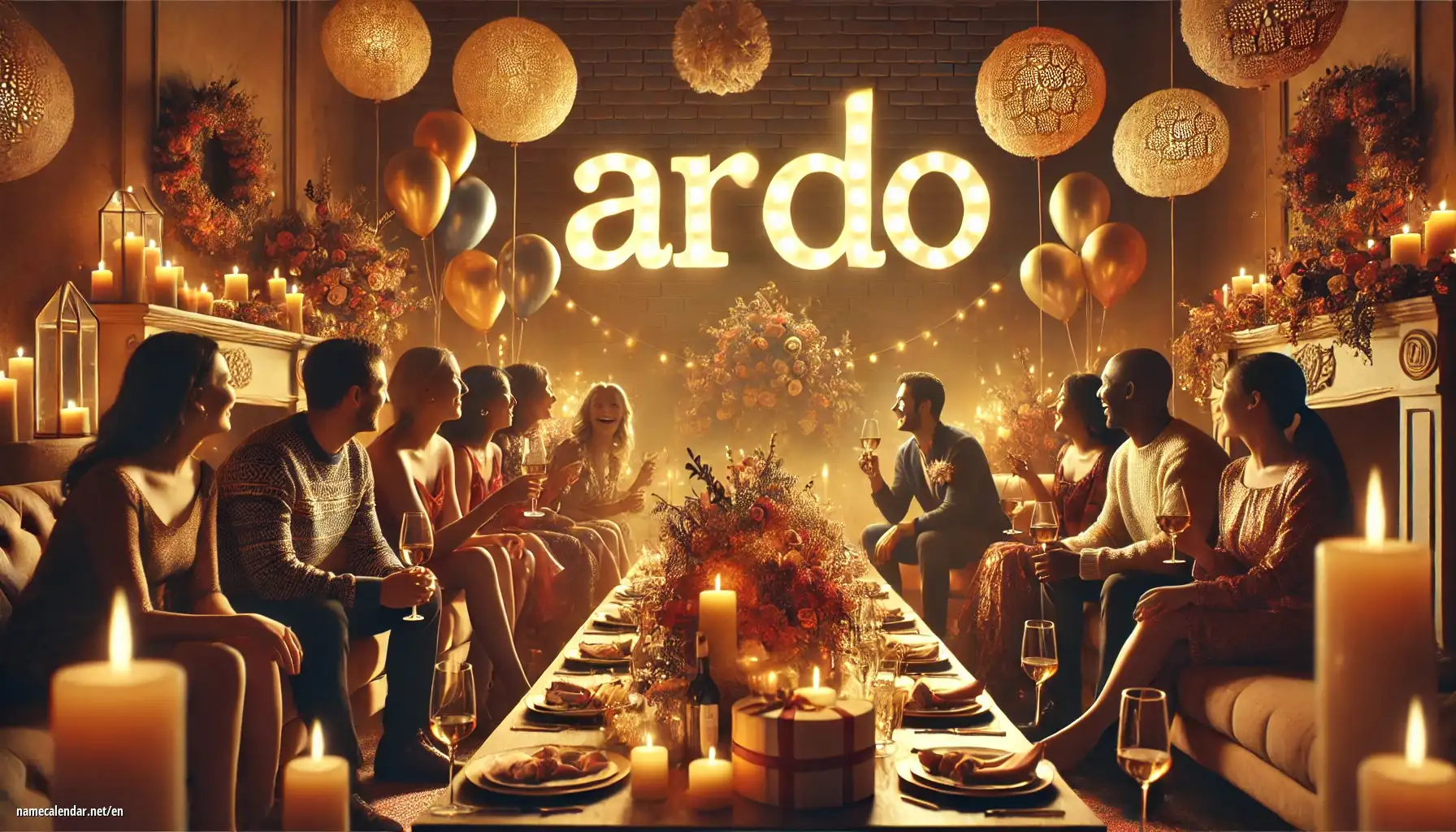 Celebration of name day and name - Ardo