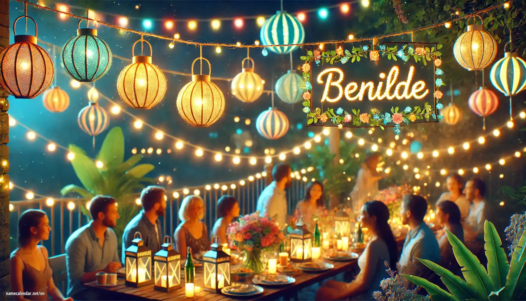 Celebration of name day and name - Benilde