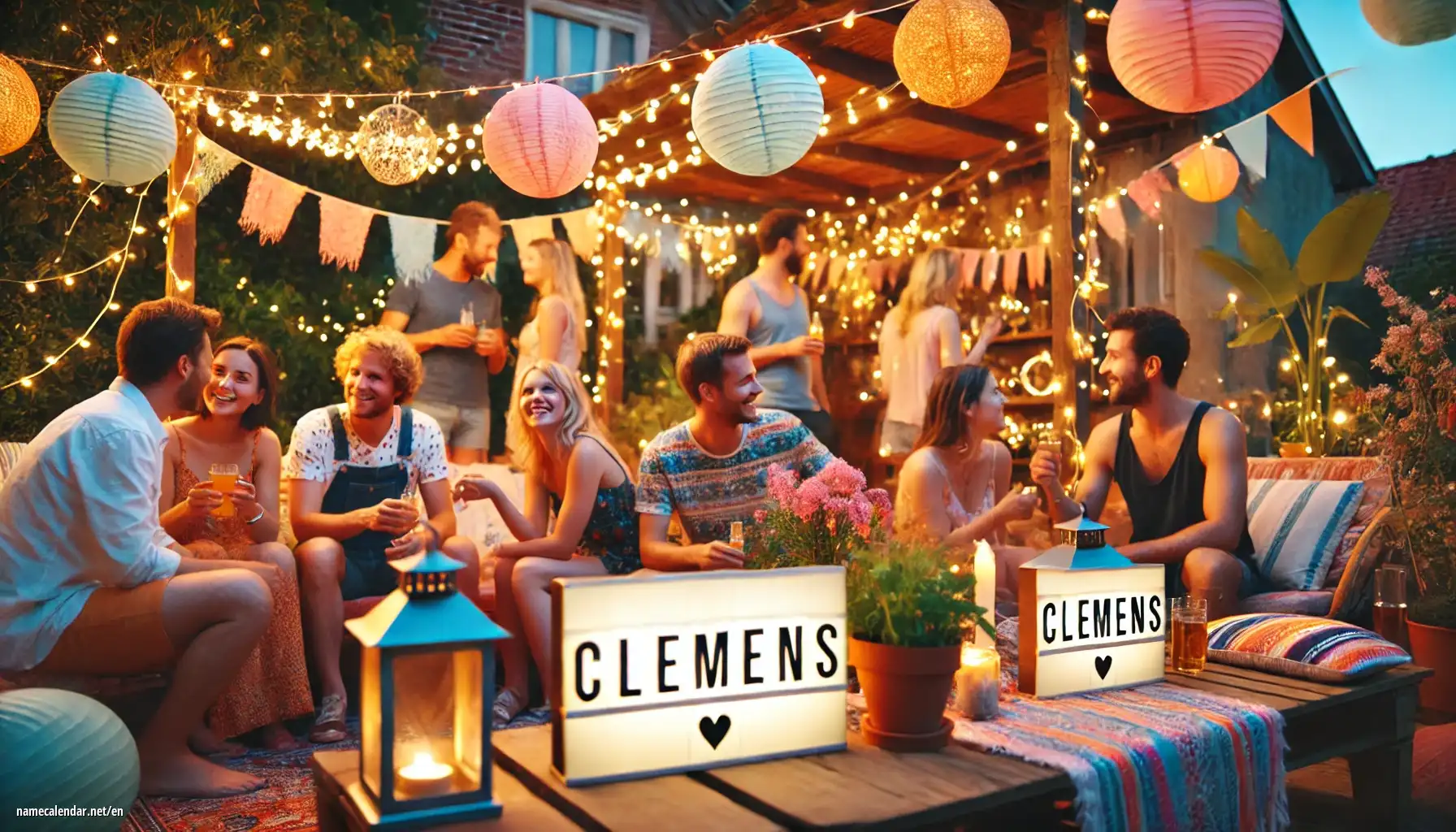 Celebration of name day and name - Clemens