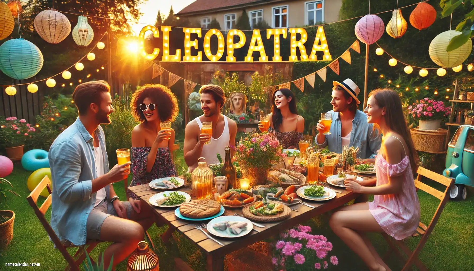 Celebration of name day and name - Cleópatra