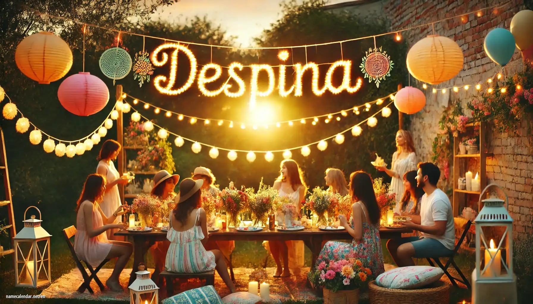 Celebration of name day and name - Despina