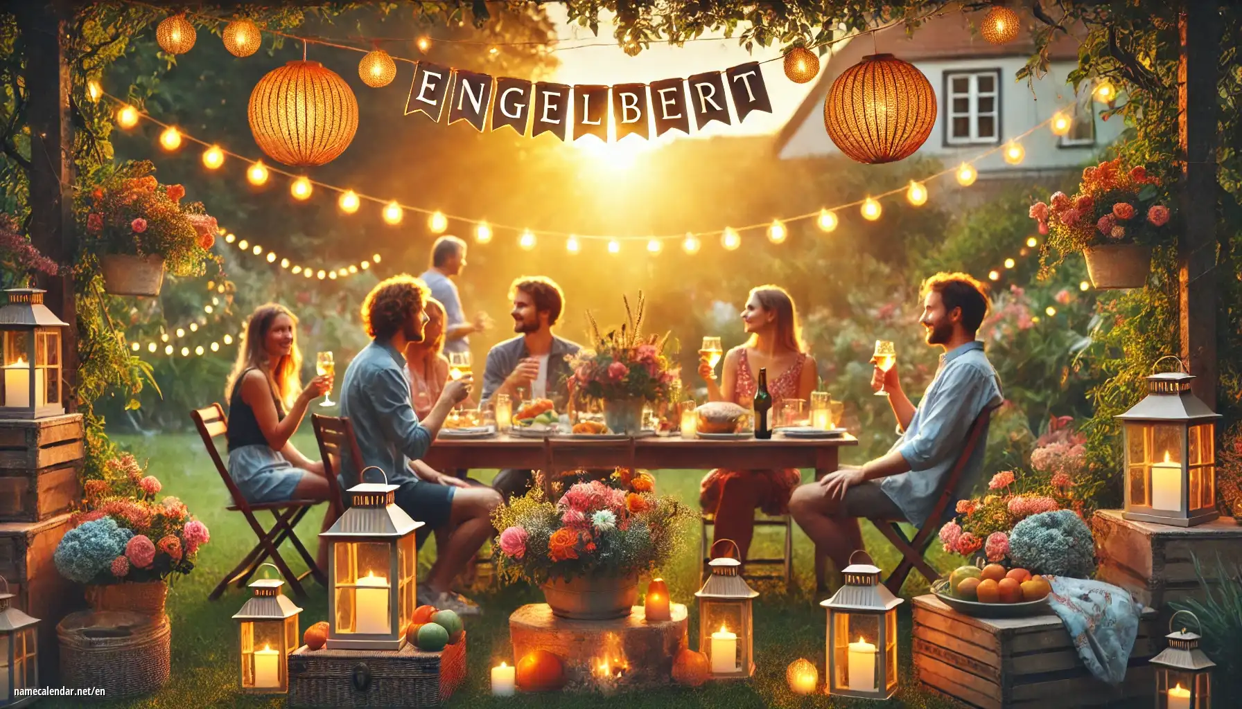 Celebration of name day and name - Engelbert