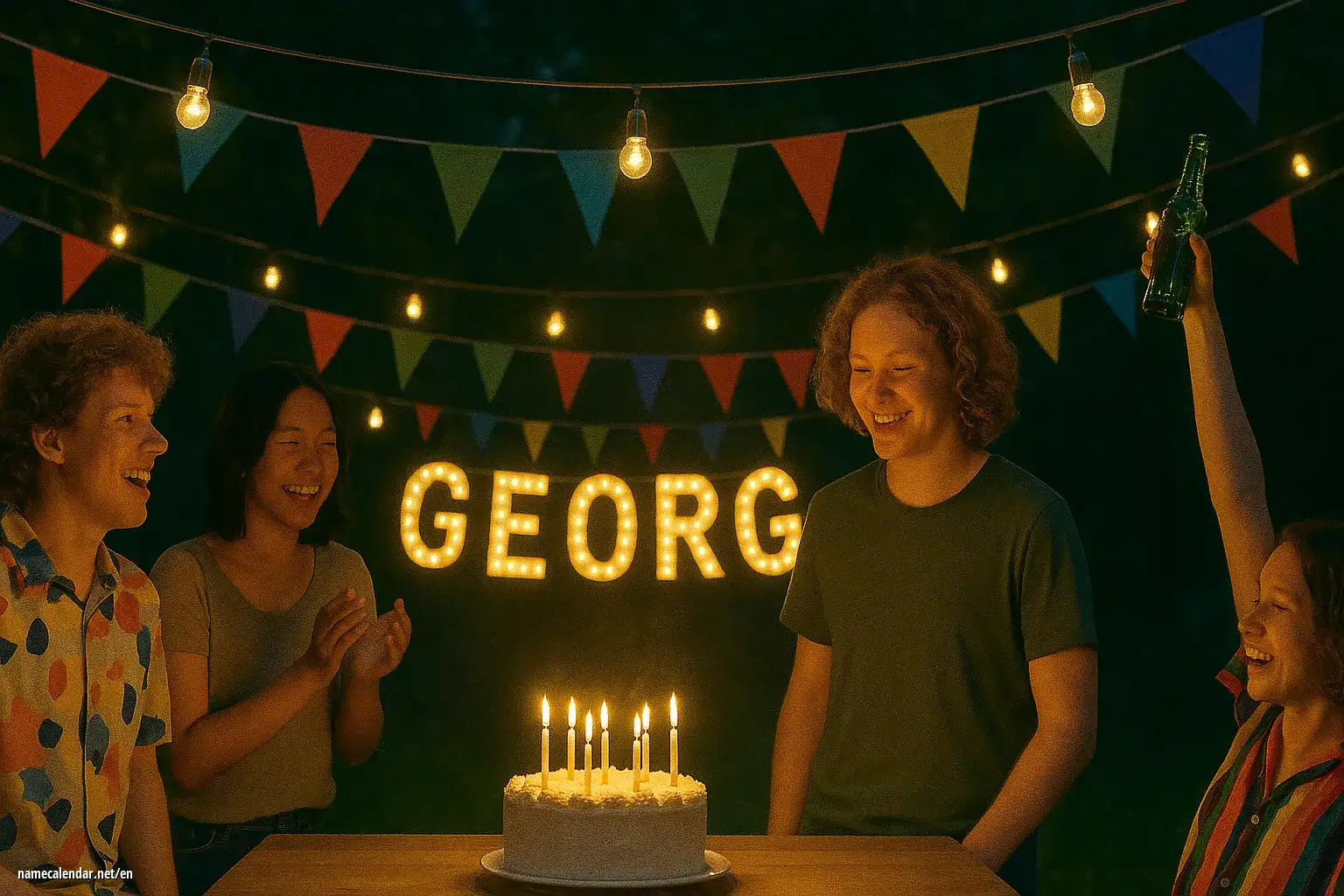 Celebration of name day and name - Georg