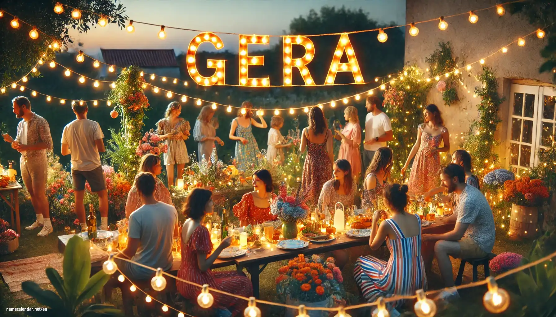 Celebration of name day and name - Gera