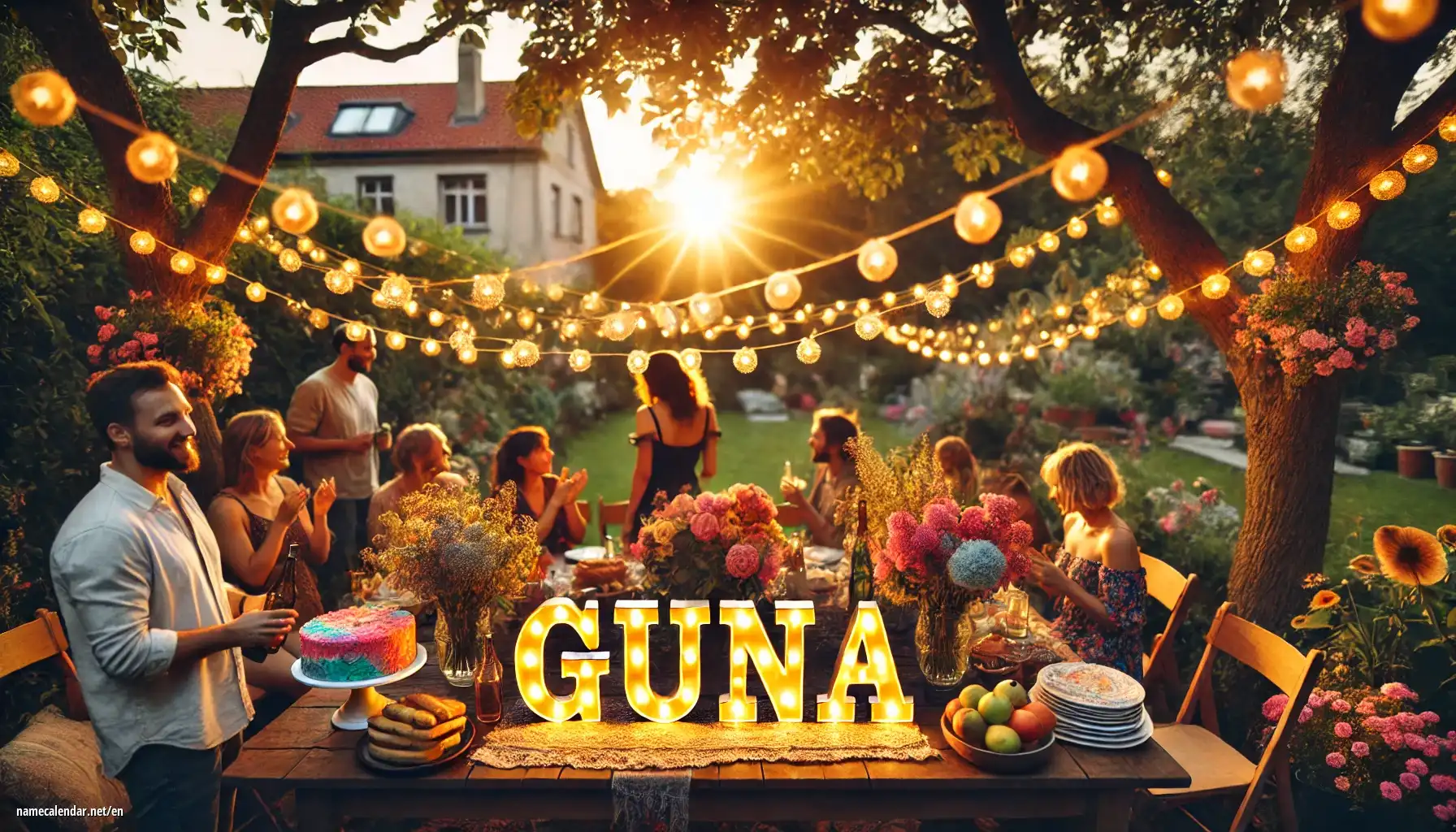 Celebration of name day and name - Guna