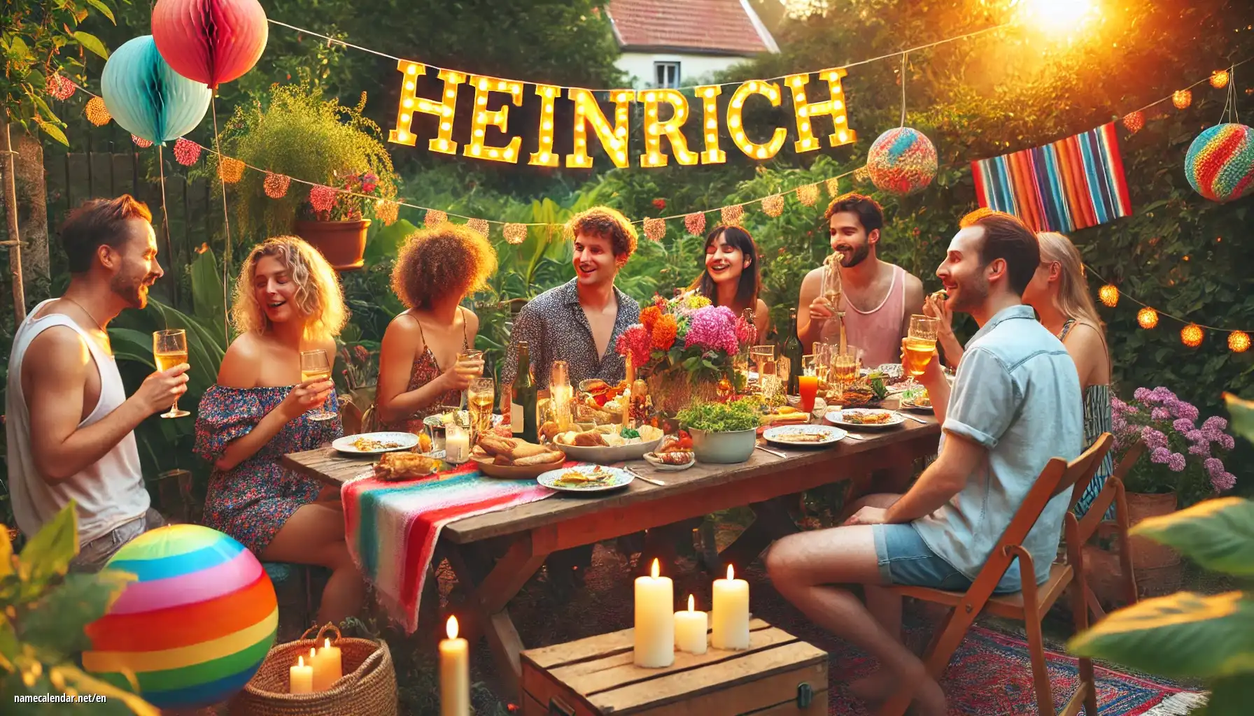 Celebration of name day and name - Heinrich