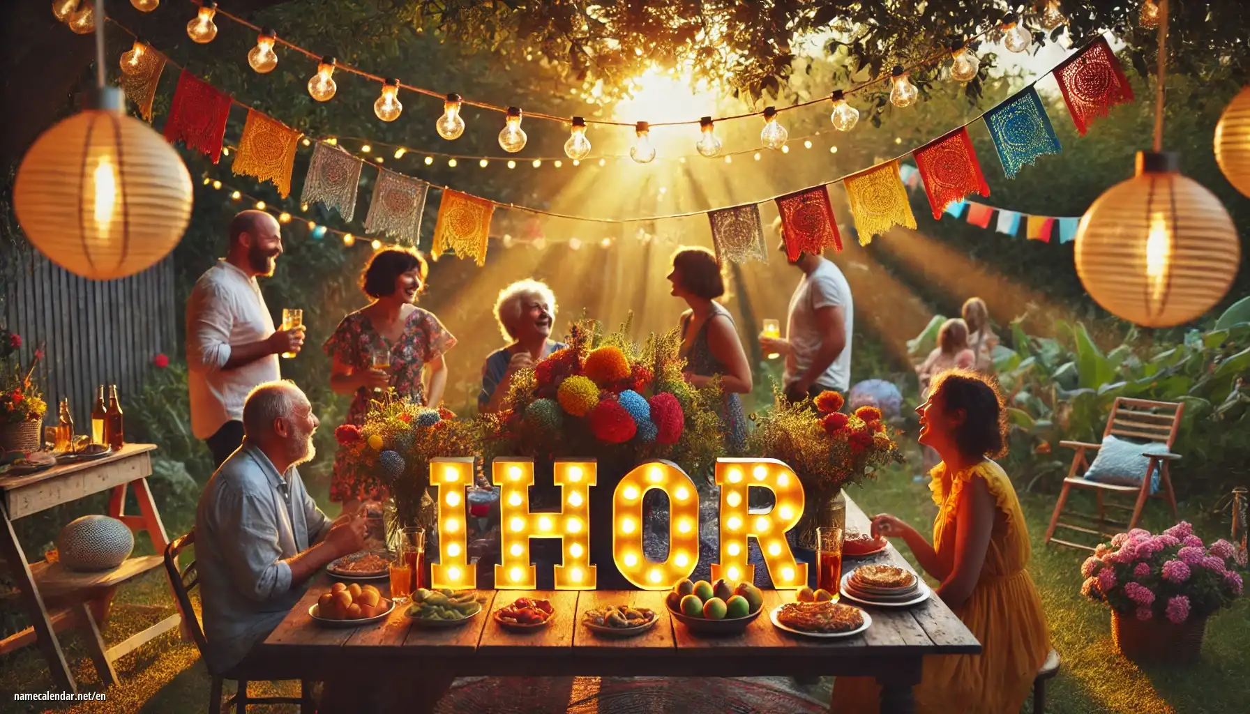 Celebration of name day and name - Ihor