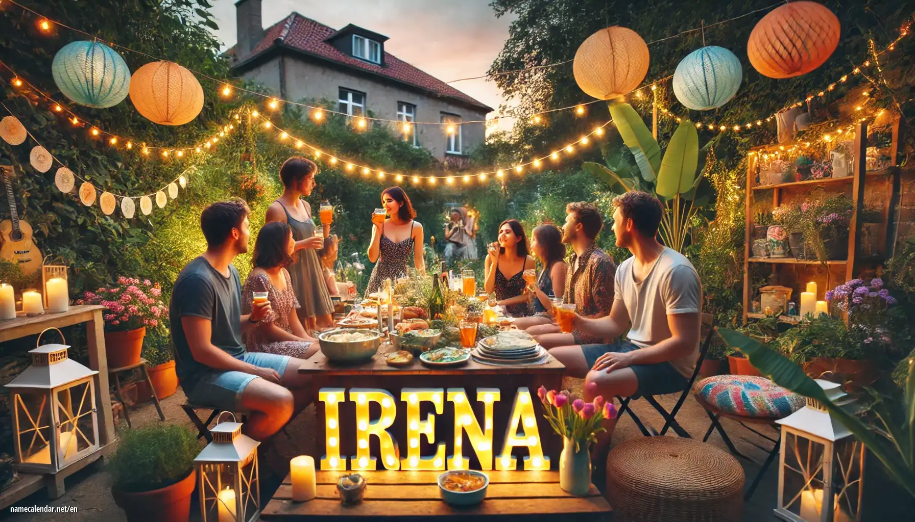 Celebration of name day and name - Irena