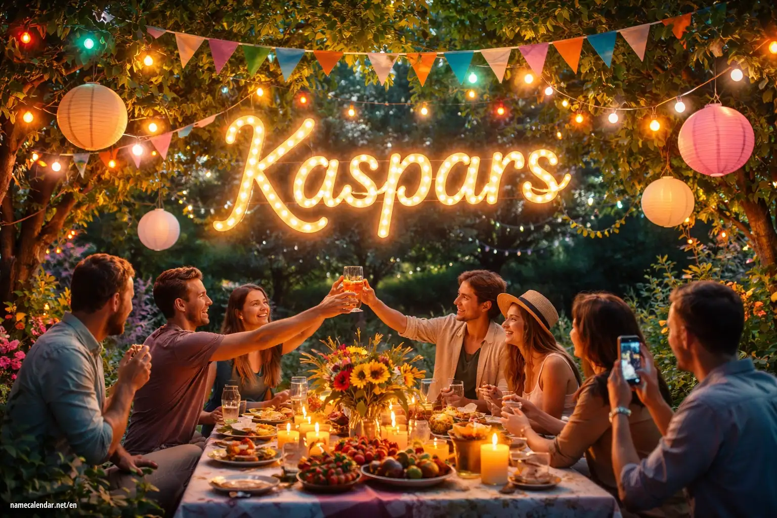 Celebration of name day and name - Kaspars