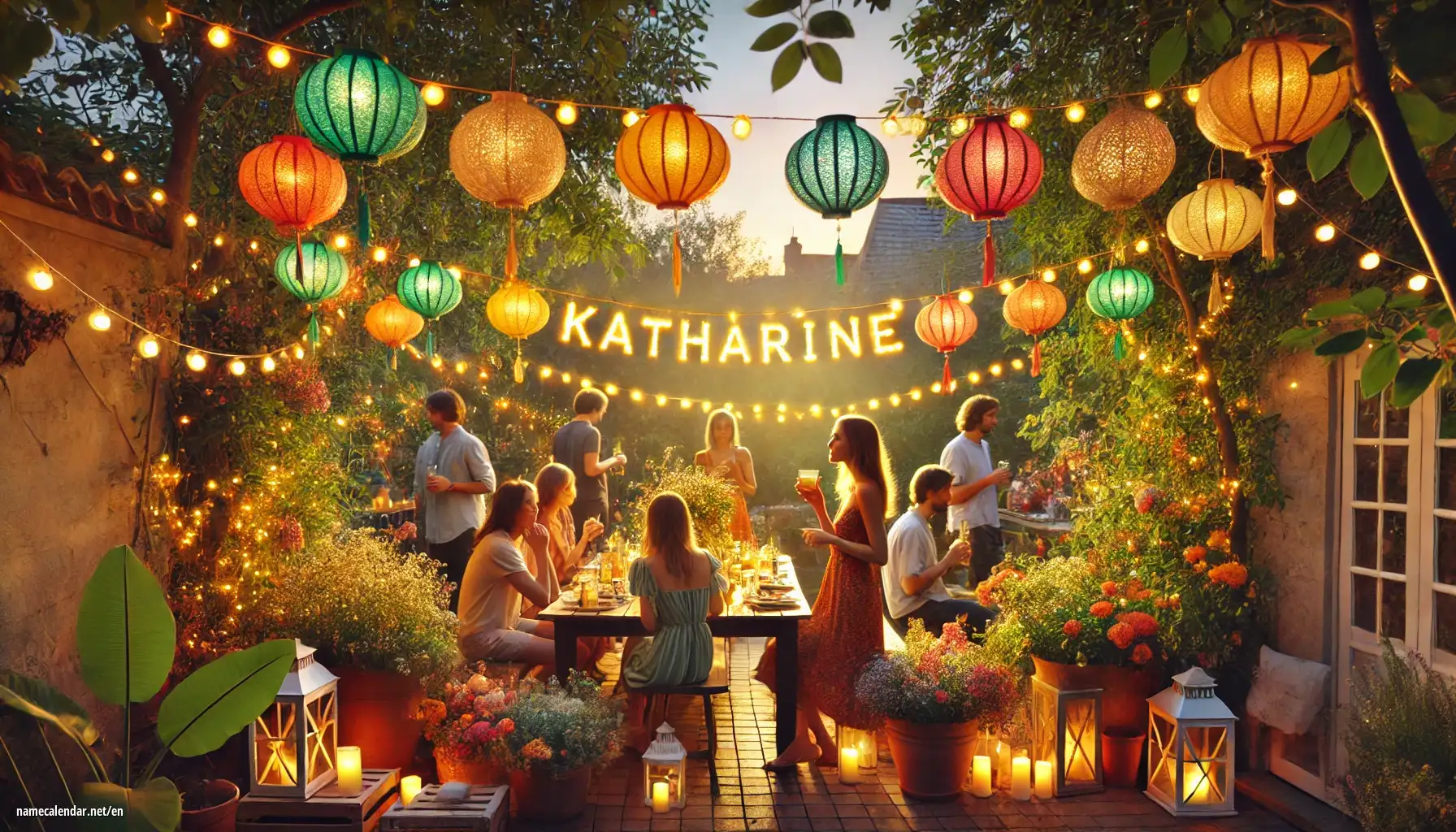 Celebration of name day and name - Katharine