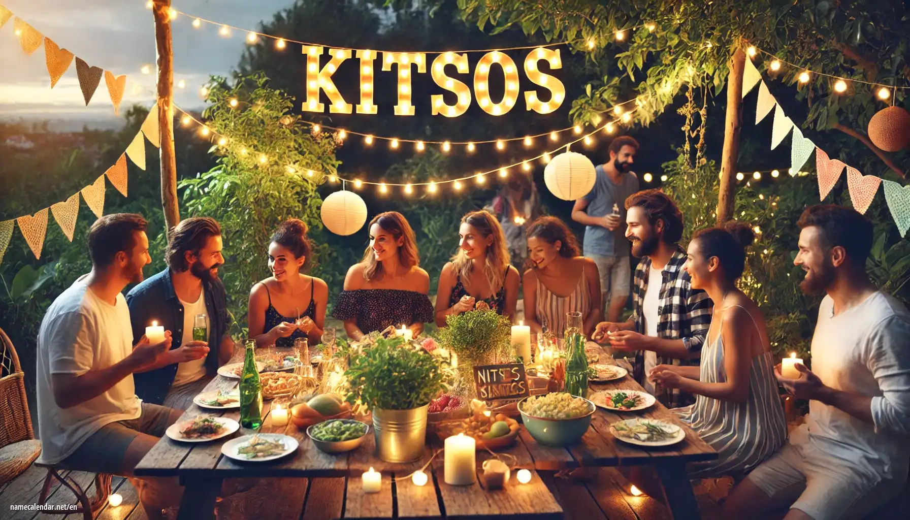 Celebration of name day and name - Kitsos