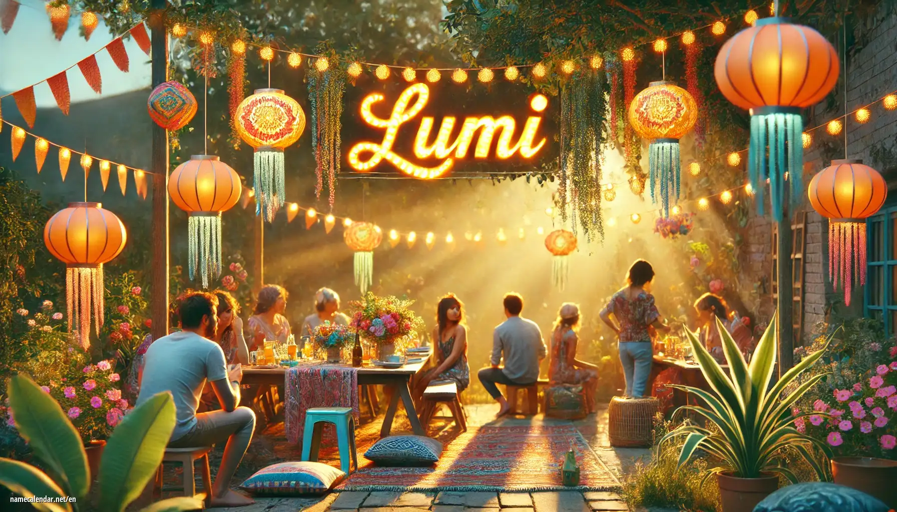 Celebration of name day and name - Lumi
