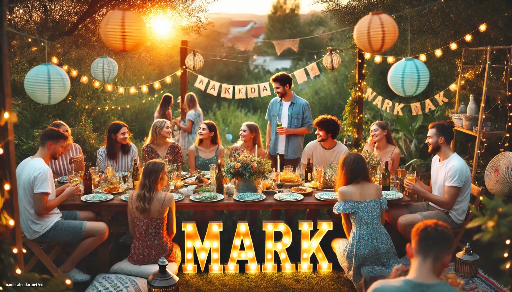 Celebration of name day and name - Márk