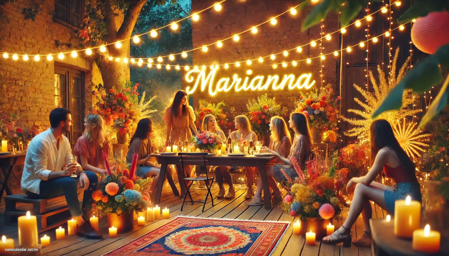 Celebration of name day and name - Marianna