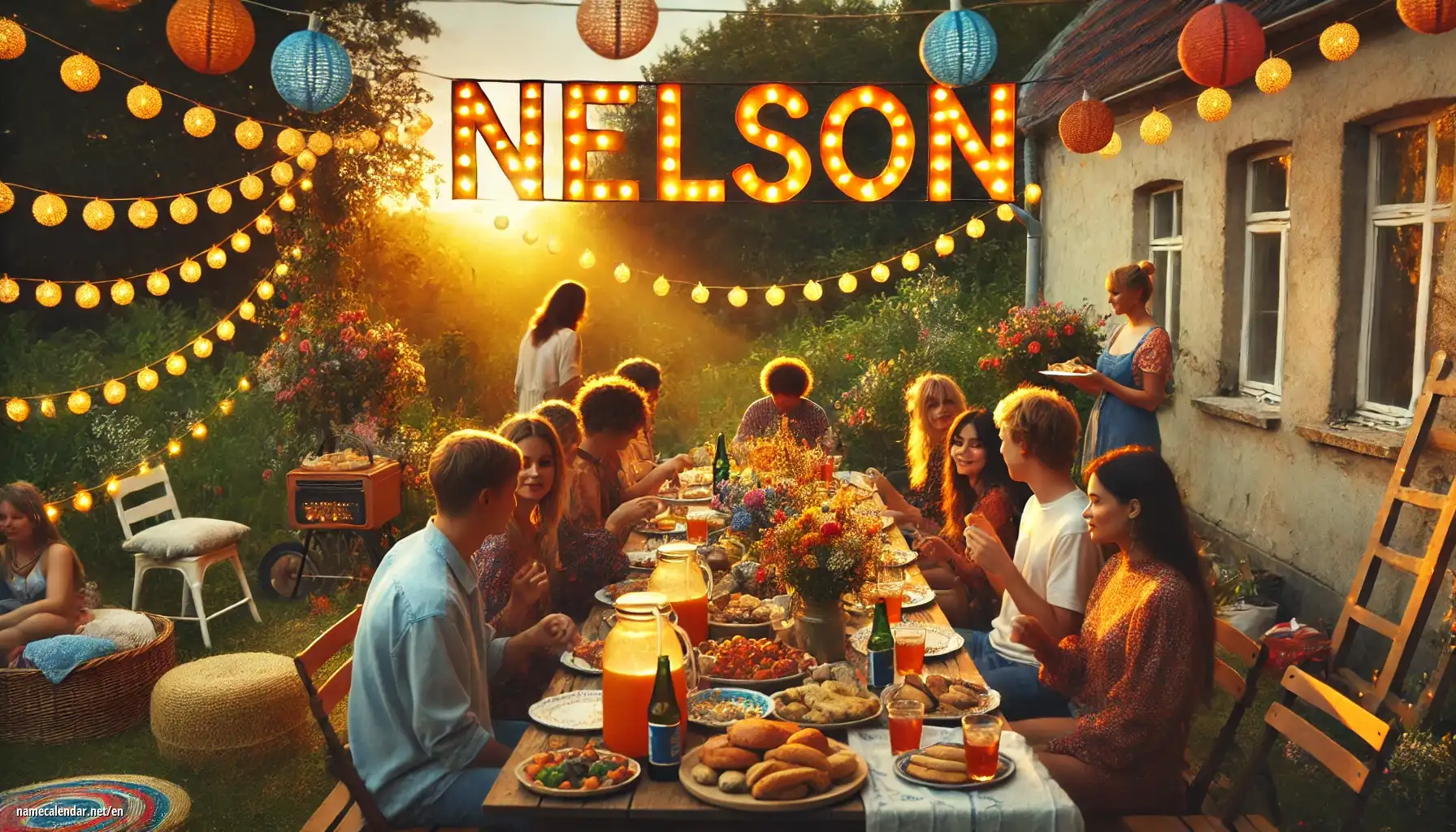 Celebration of name day and name - Nelson