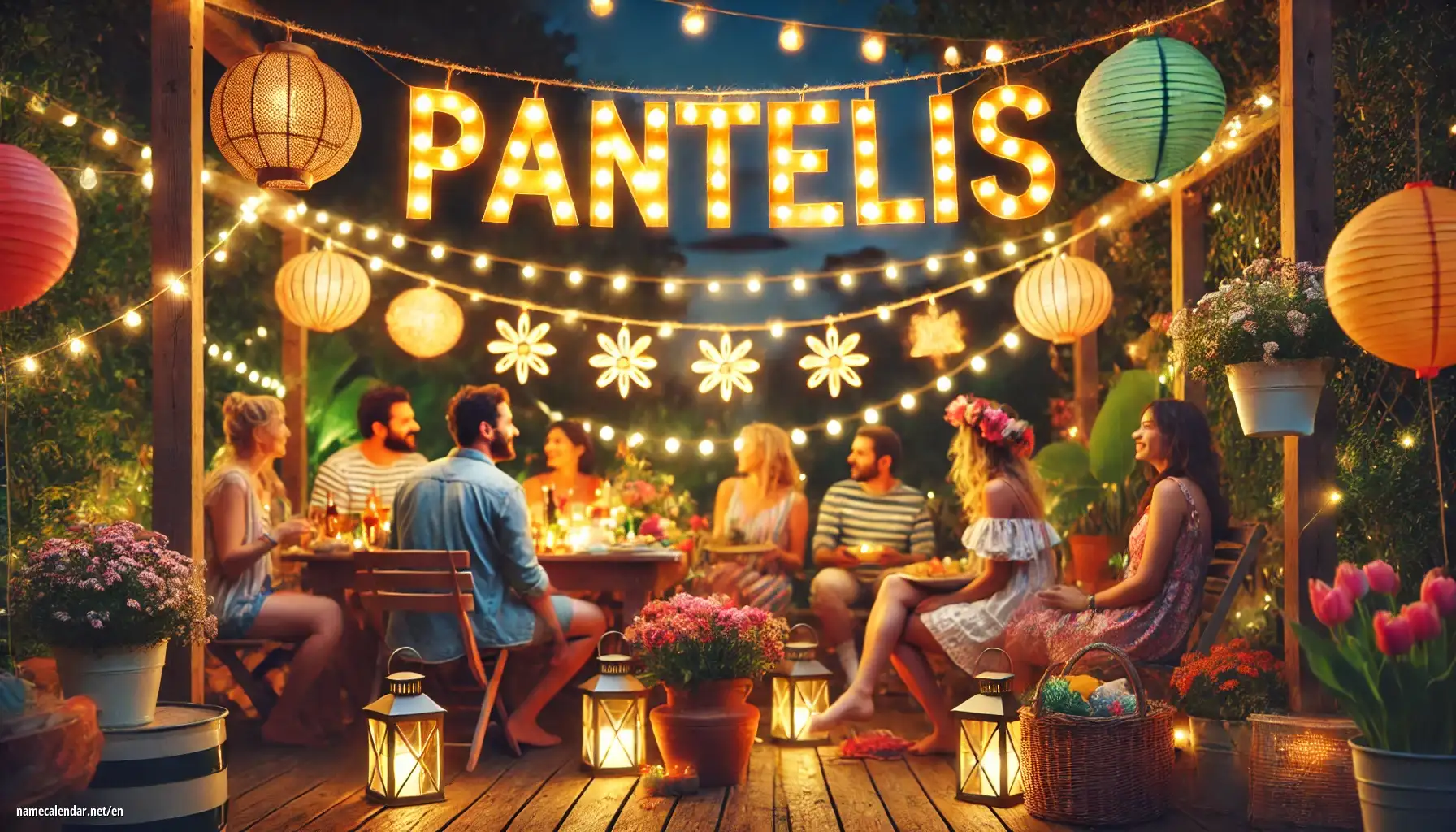 Celebration of name day and name - Pantelis