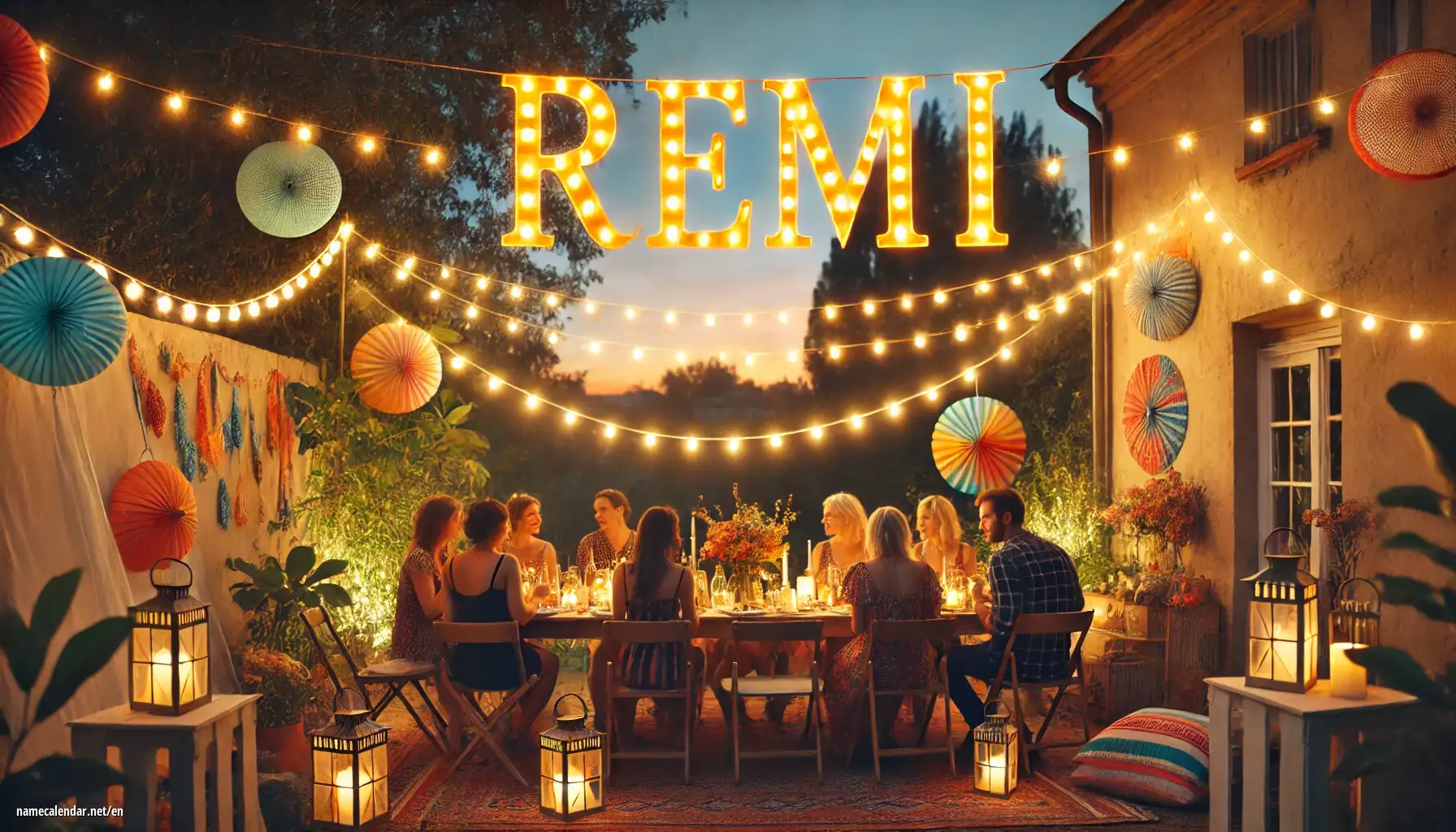 Celebration of name day and name - Rémi