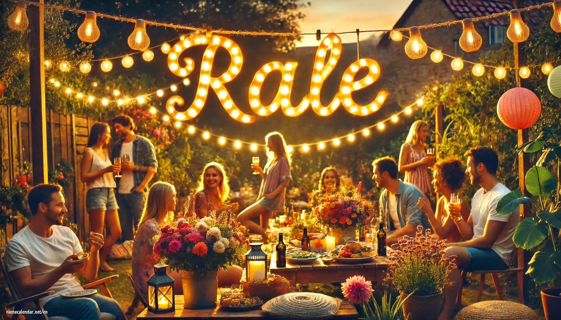 Celebration of name day and name - Rale