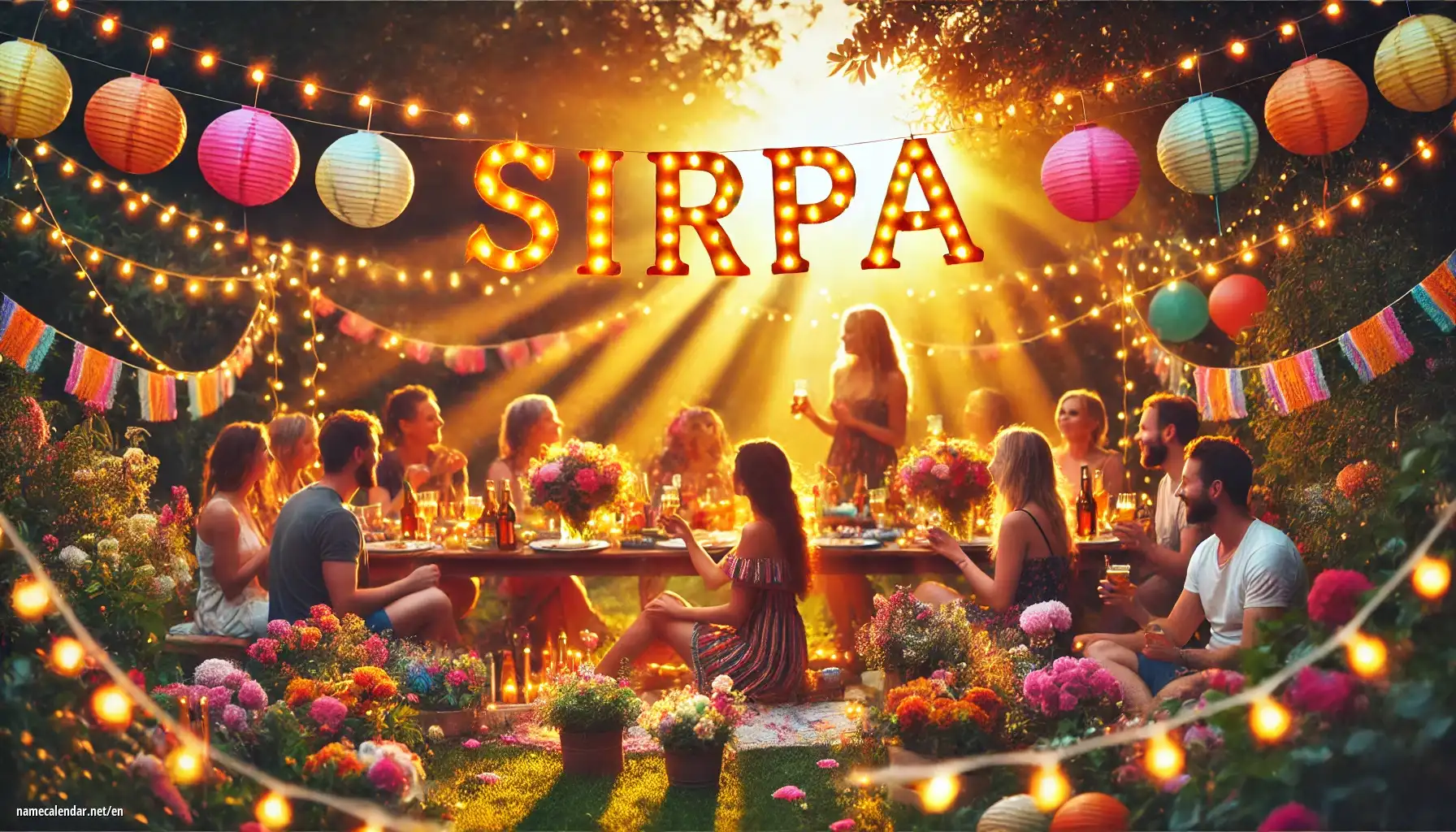 Celebration of name day and name - Sirpa