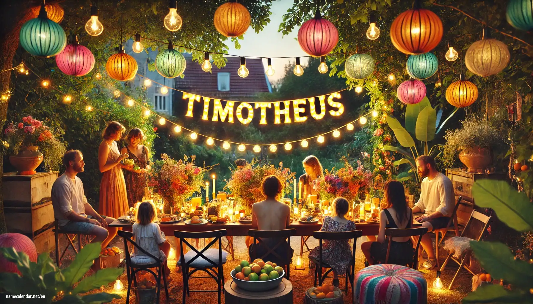 Celebration of name day and name - Timotheus