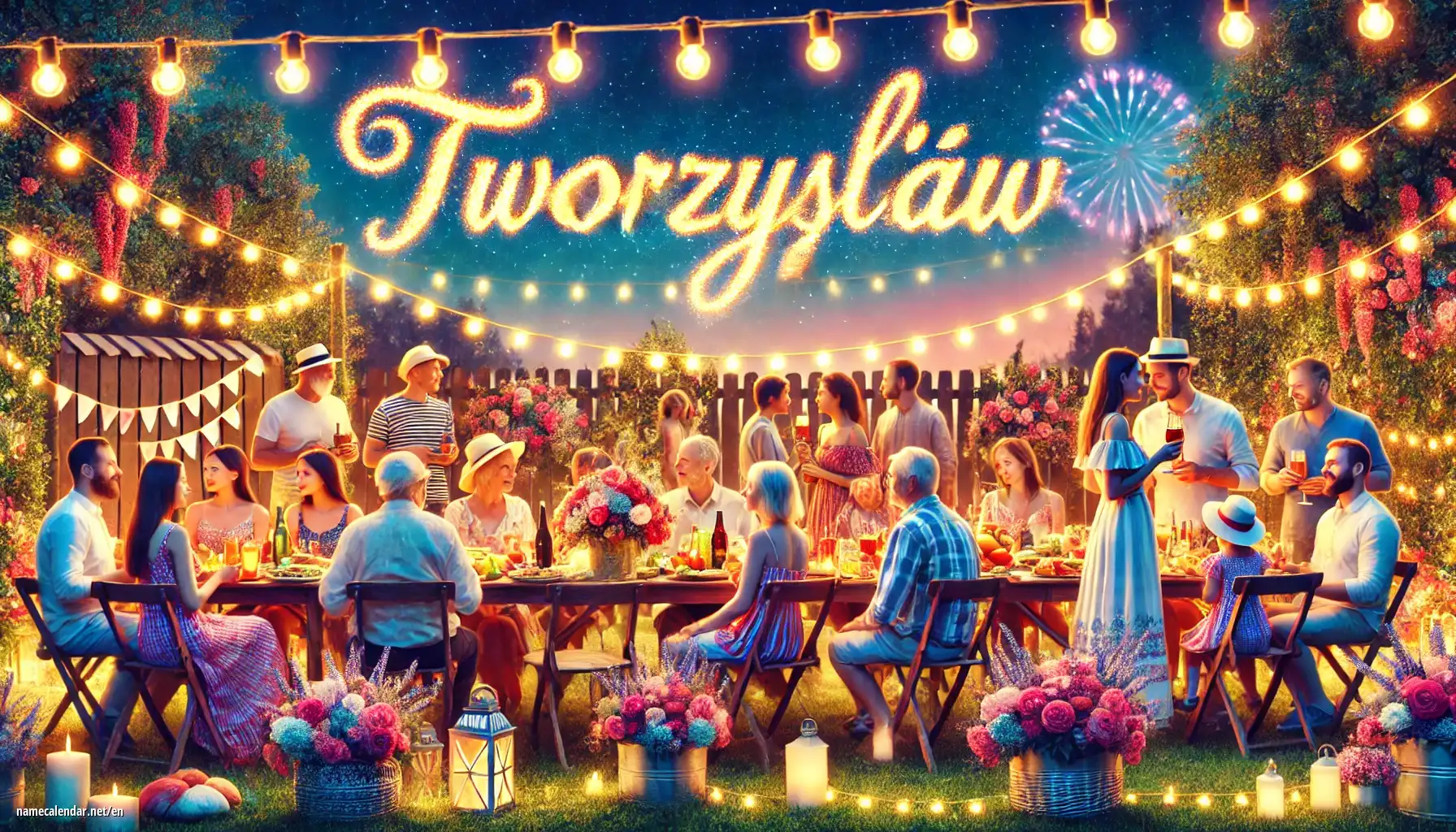 Celebration of name day and name - Tworzysław