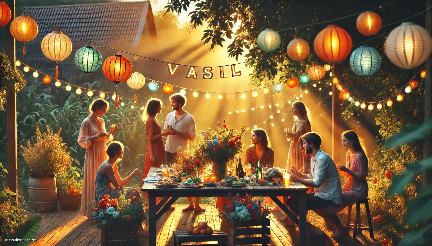 Celebration of name day and name - Vasil