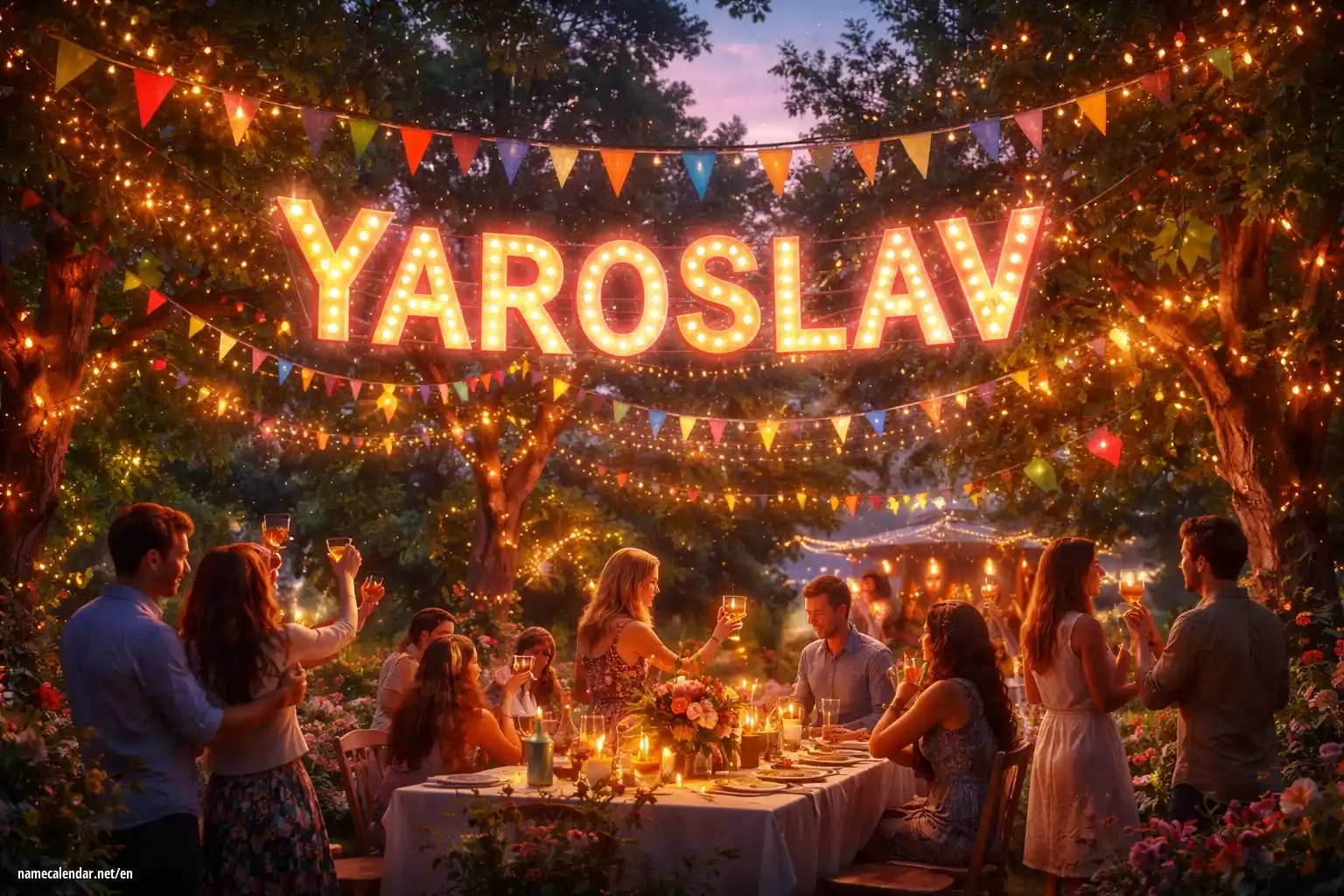 Celebration of name day and name - Yaroslav