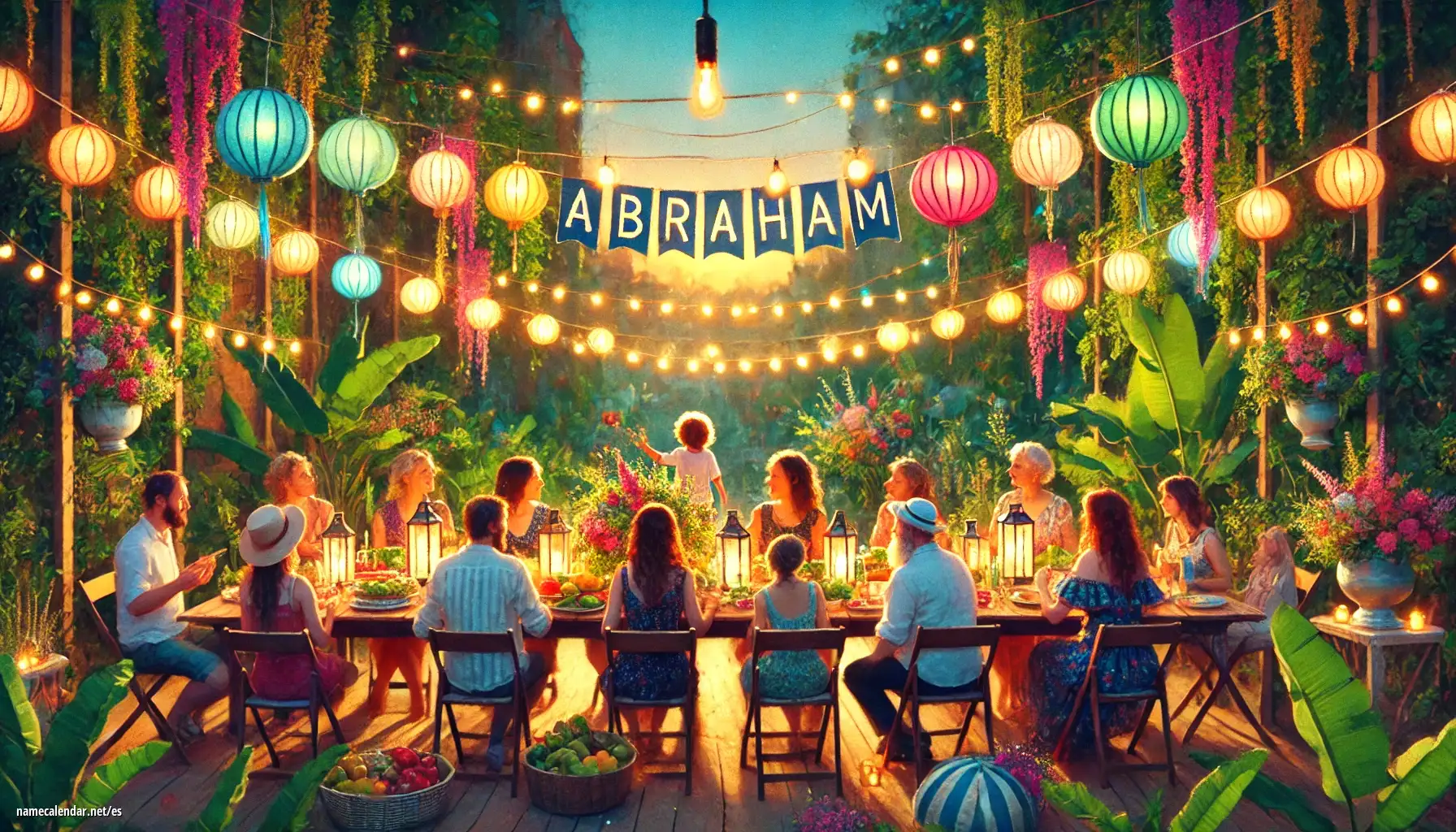 Celebración del onomástico y del nombre - Ábrahám