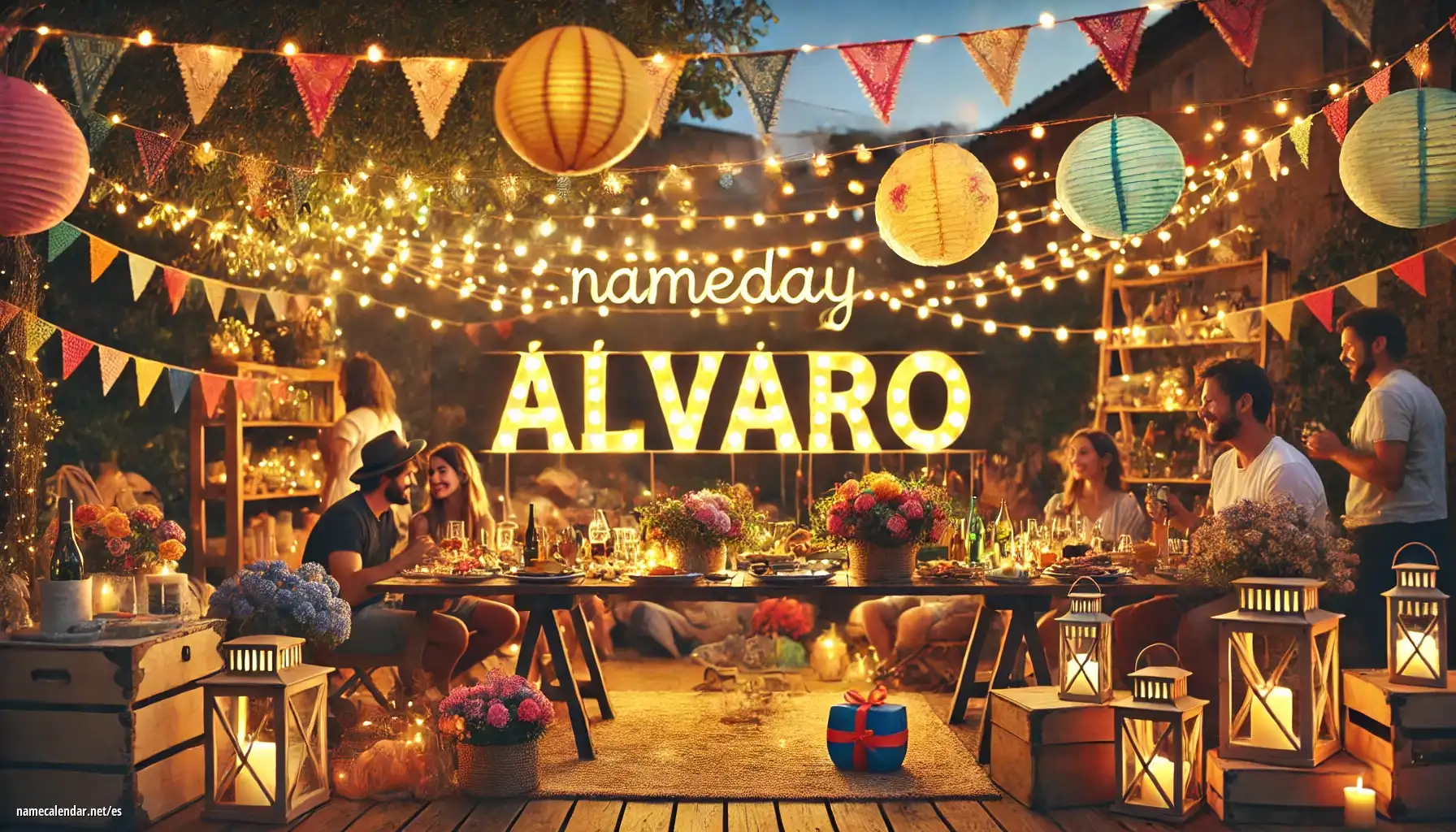 Celebración del onomástico y del nombre - Álvaro