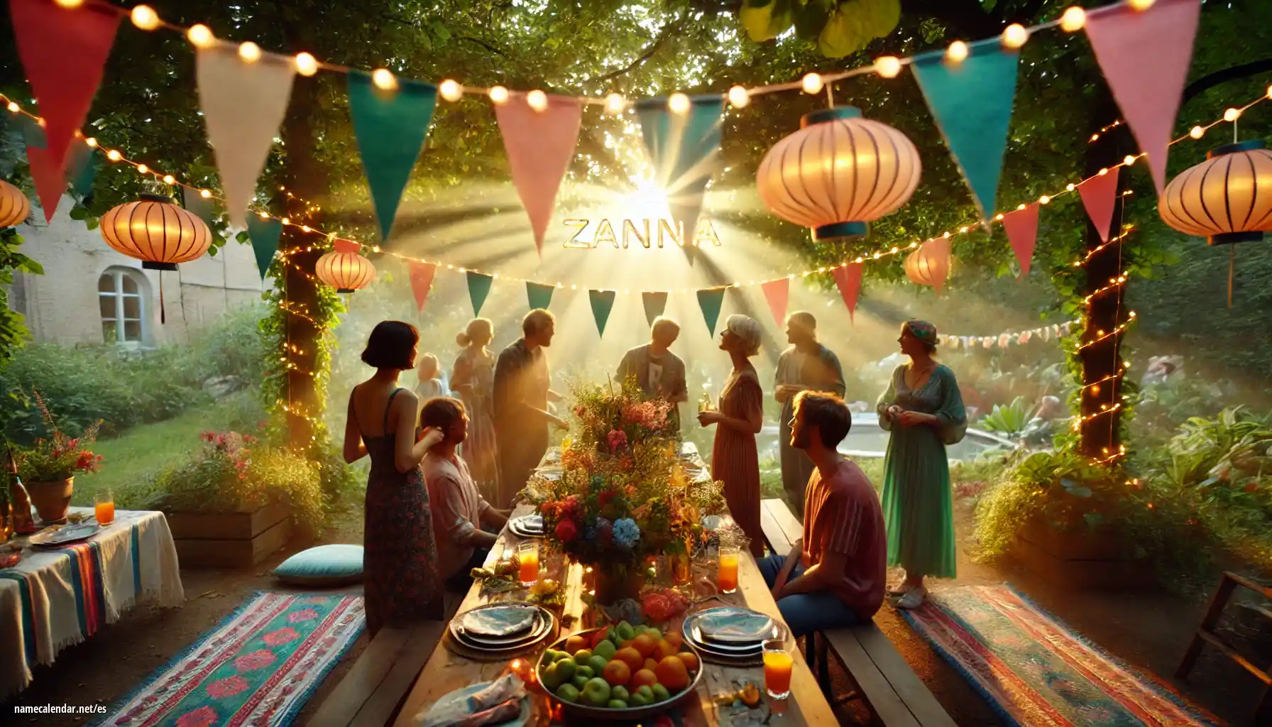 Celebración del onomástico y del nombre - Żanna