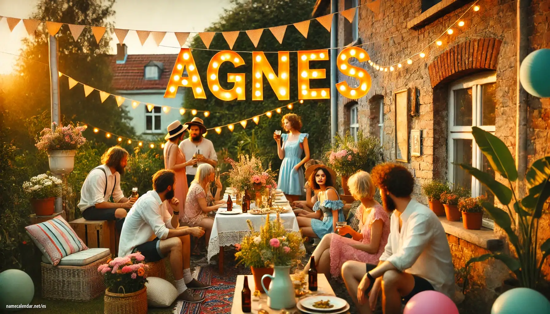 Celebración del onomástico y del nombre - Agnes