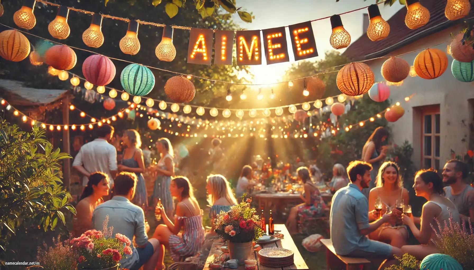 Celebración del onomástico y del nombre - Aimée