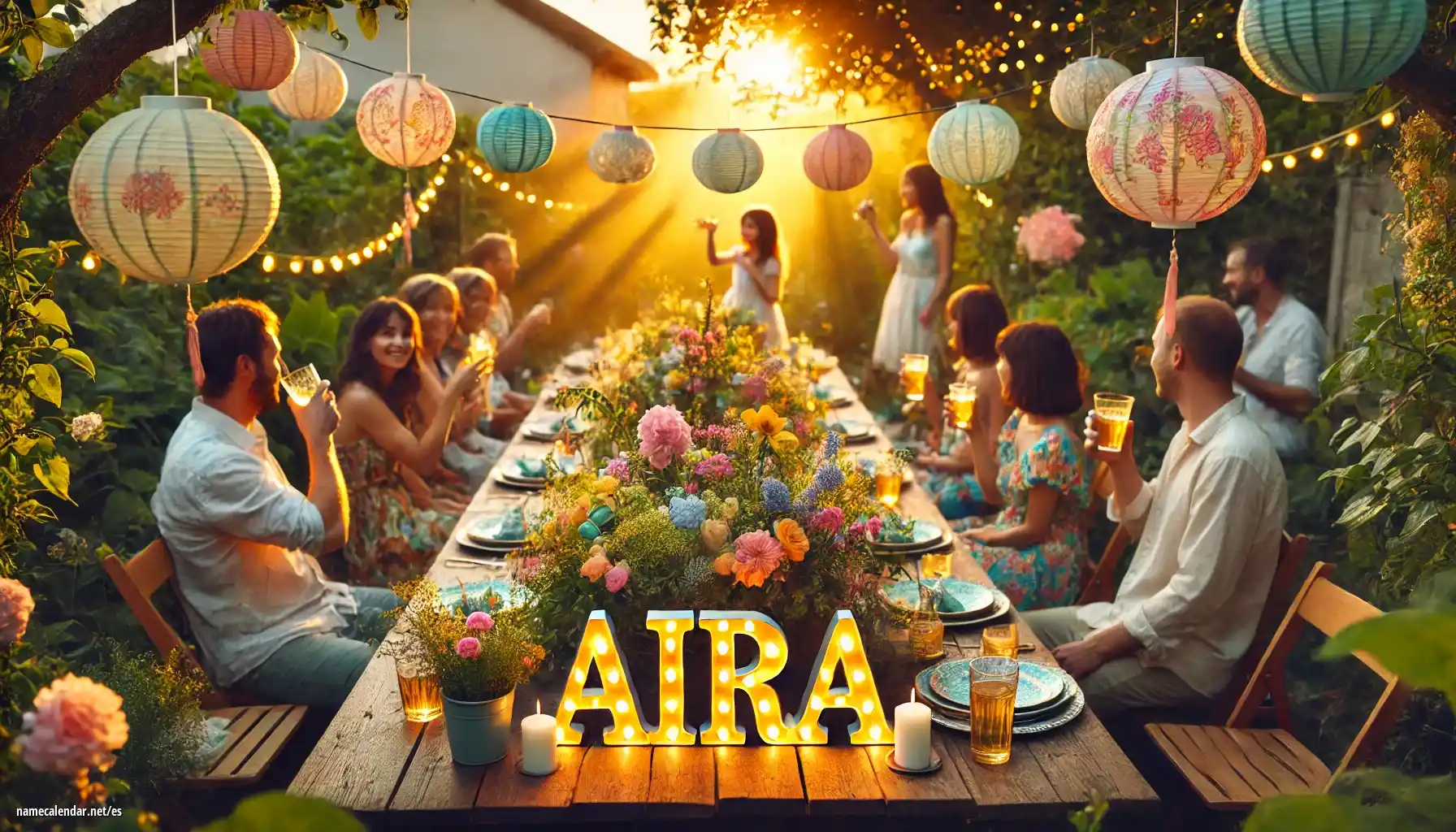 Celebración del onomástico y del nombre - Aira