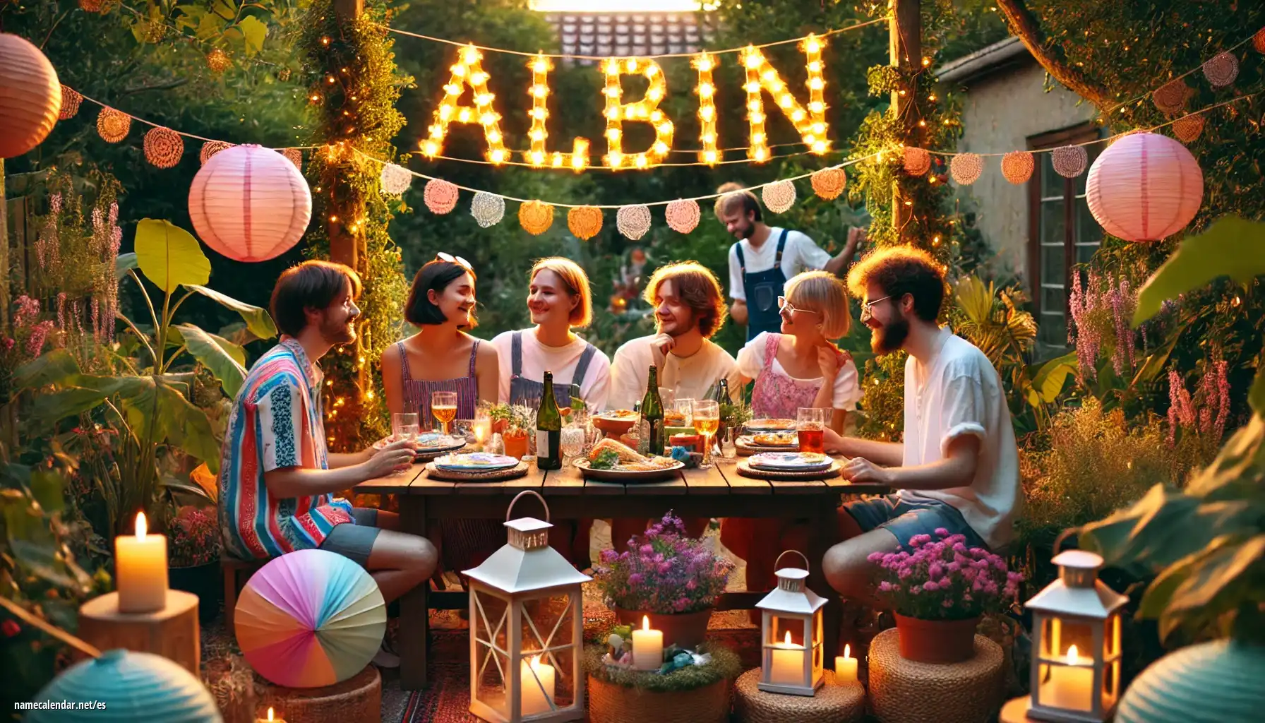 Celebración del onomástico y del nombre - Albin