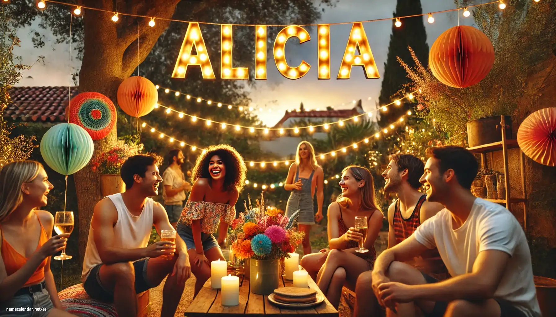 Celebración del onomástico y del nombre - Alicia