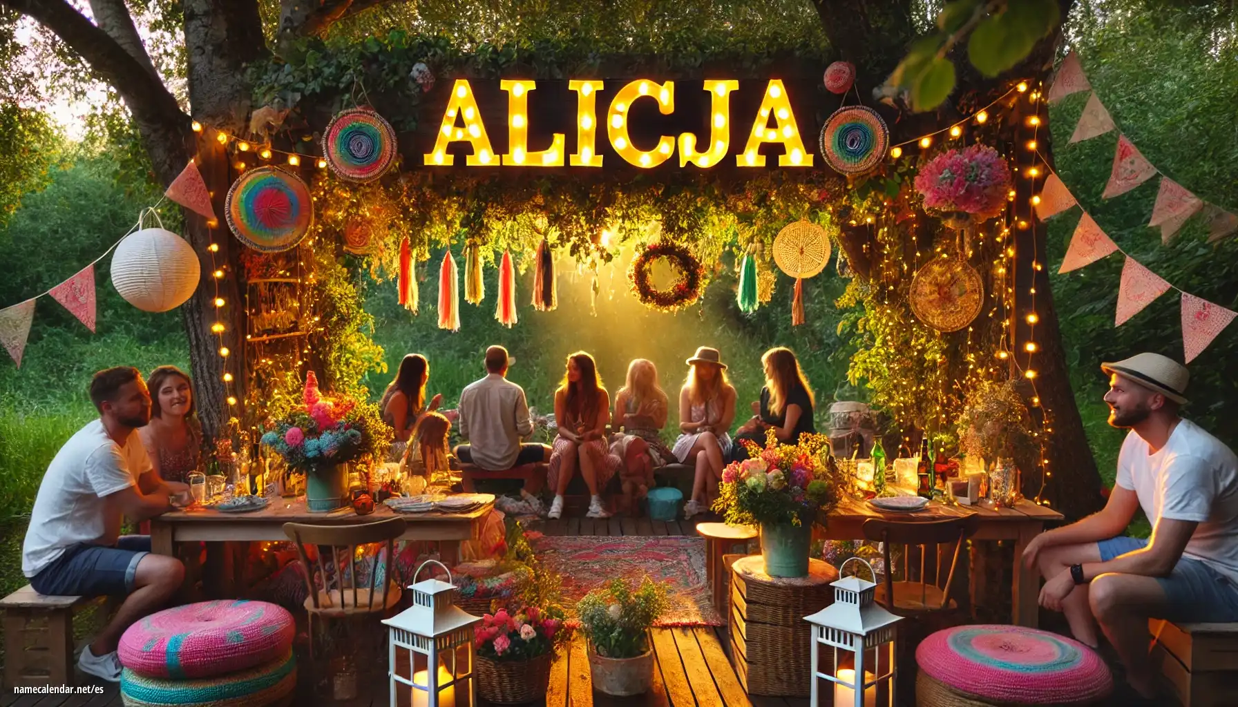 Celebración del onomástico y del nombre - Alicja