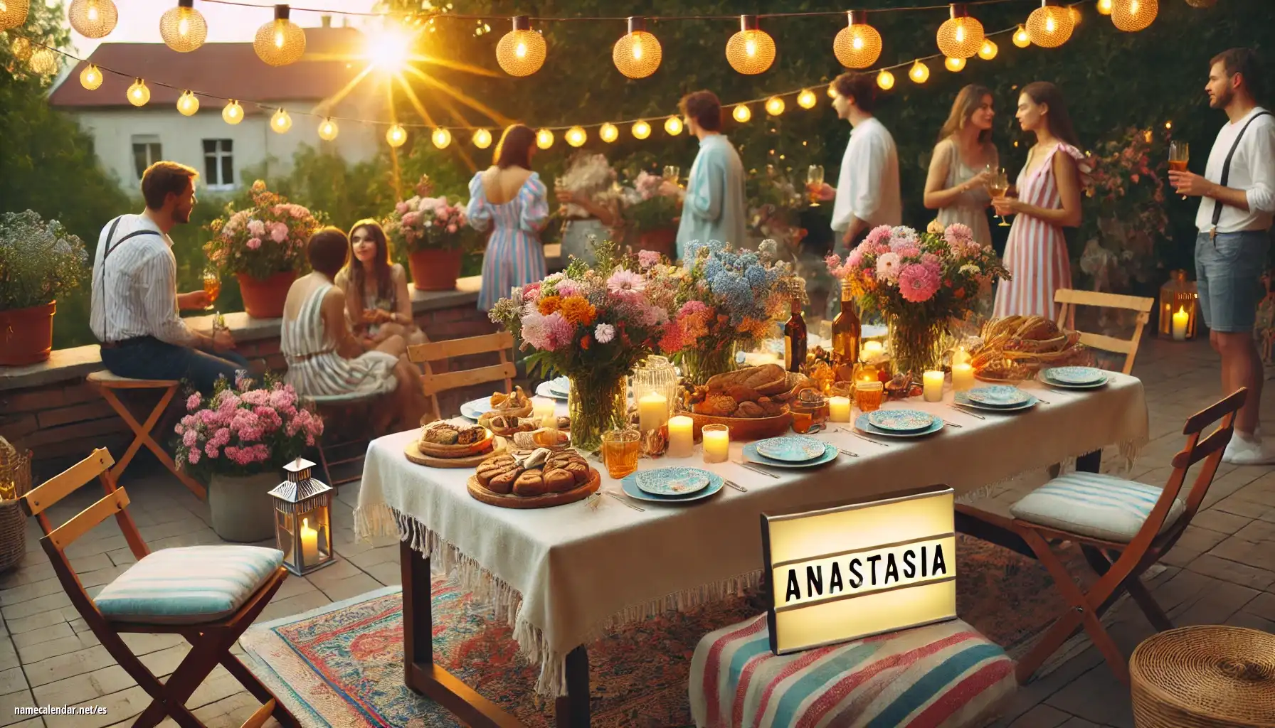 Celebración del onomástico y del nombre - Anastasia