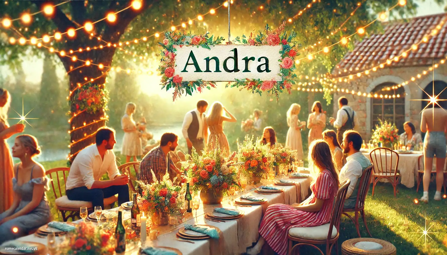 Celebración del onomástico y del nombre - Andra