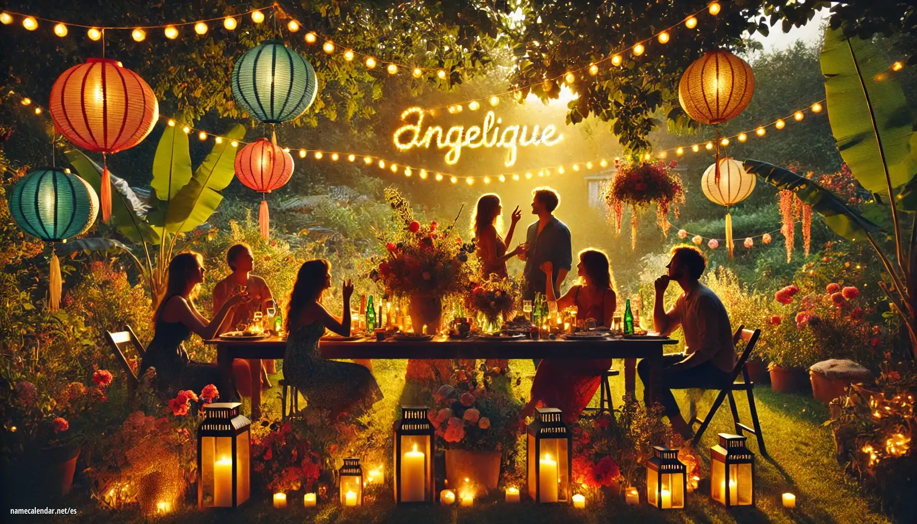 Celebración del onomástico y del nombre - Angelique