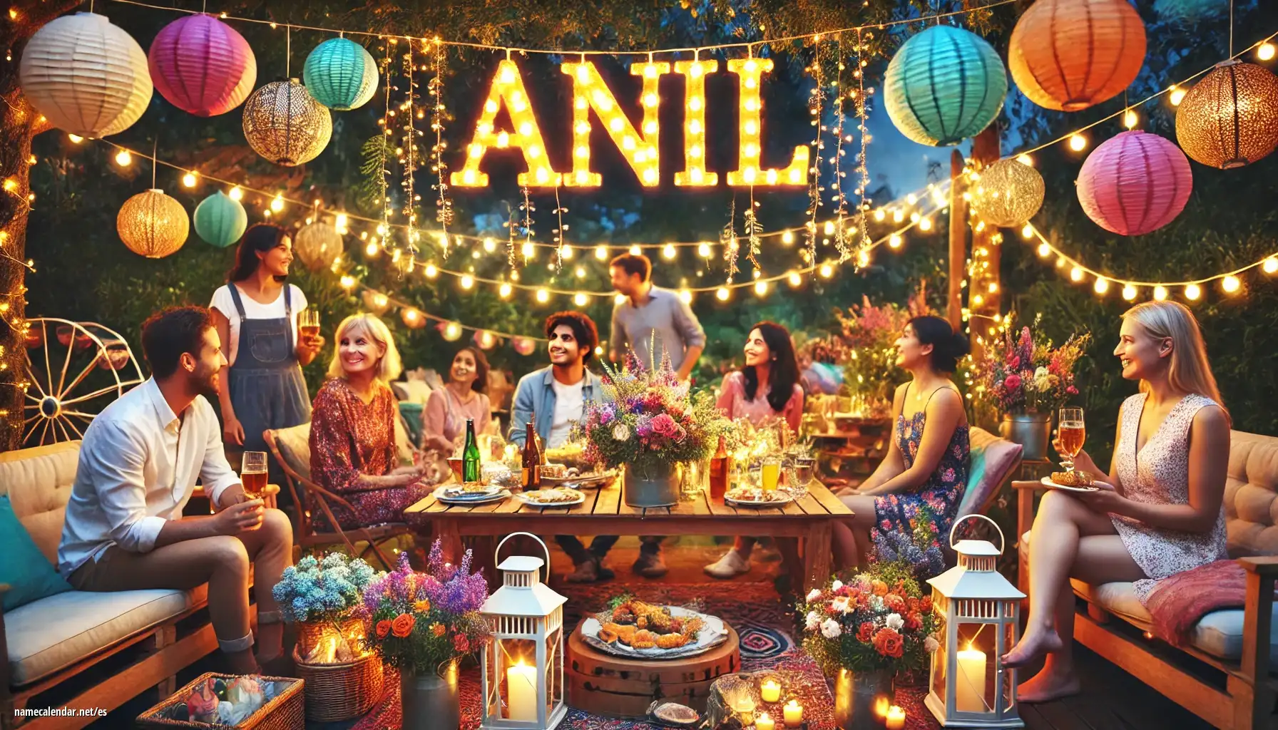 Celebración del onomástico y del nombre - Anil