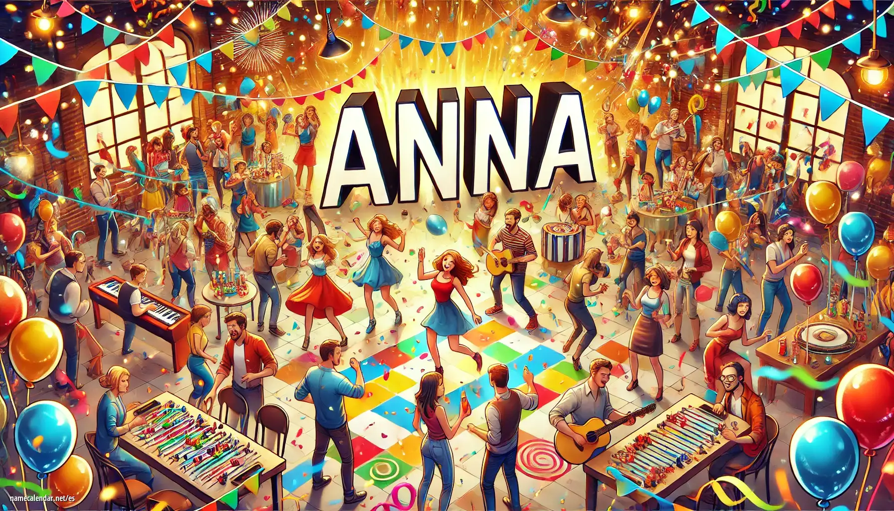 Celebración del onomástico y del nombre - Anna