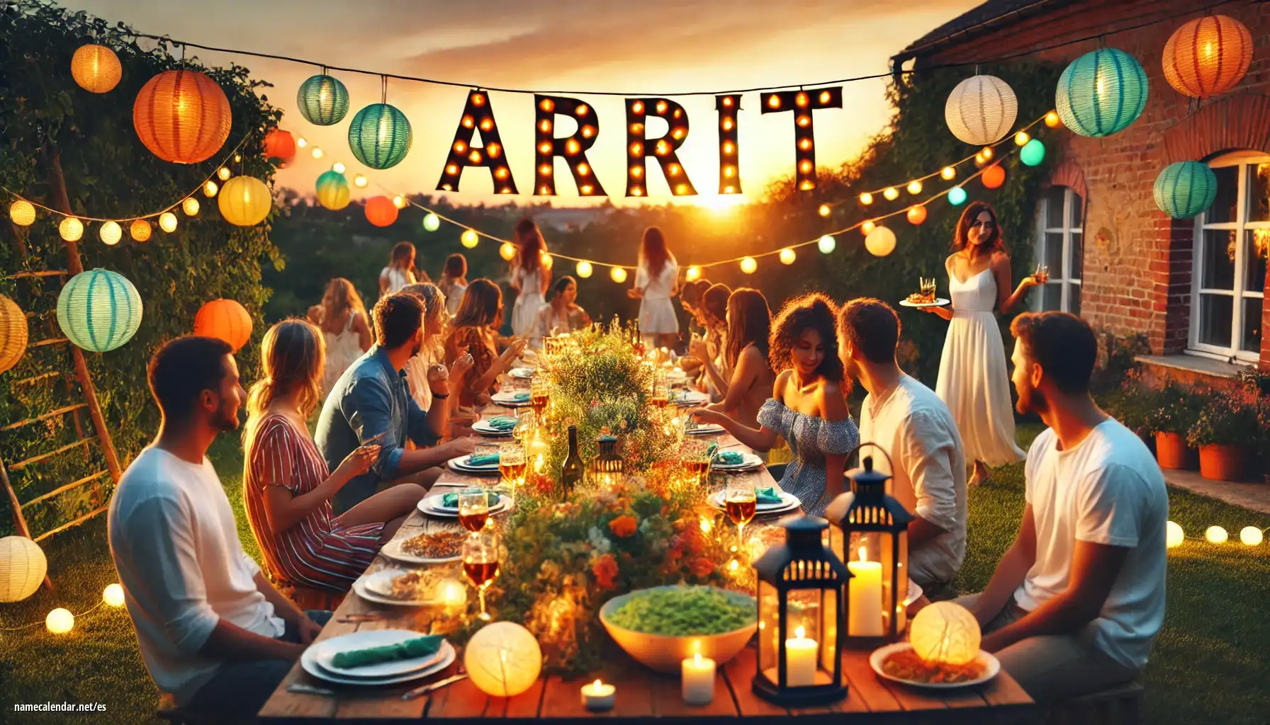 Celebración del onomástico y del nombre - Arrit