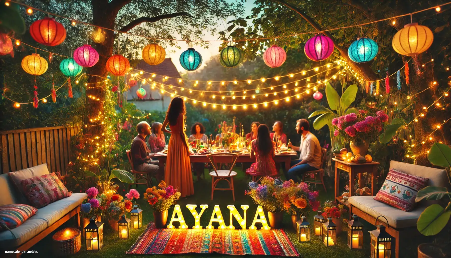 Celebración del onomástico y del nombre - Ayana