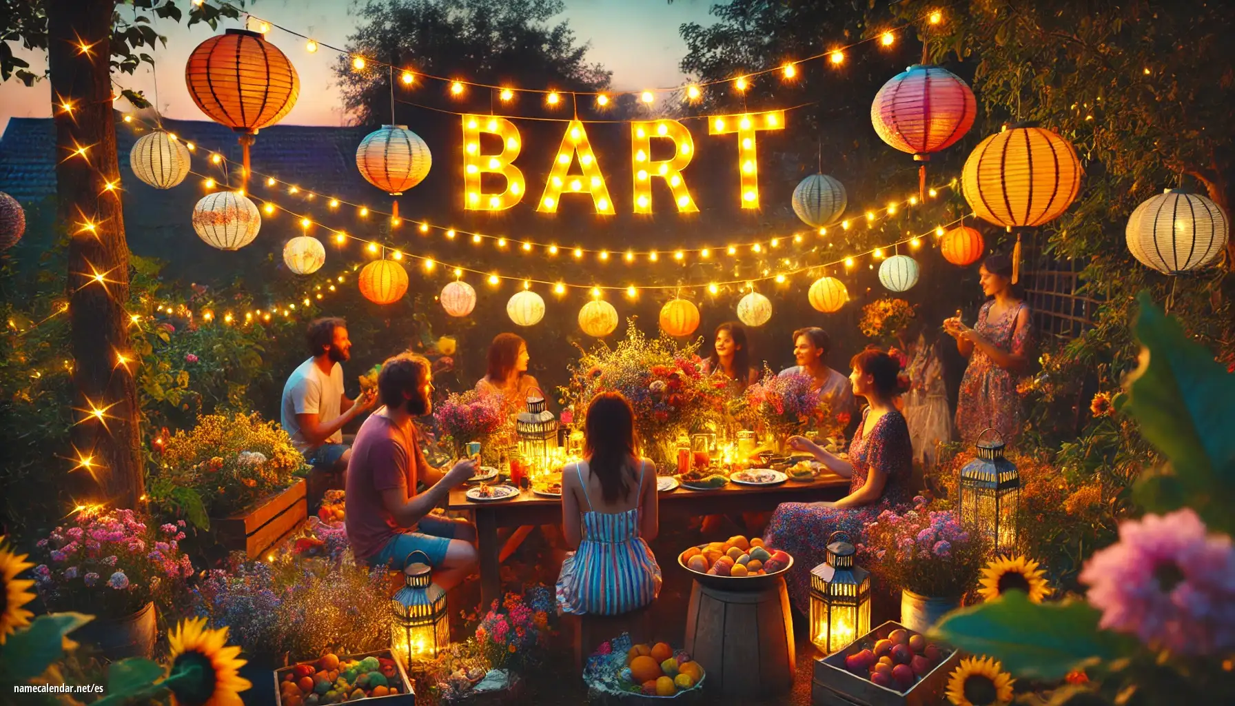 Celebración del onomástico y del nombre - Bart