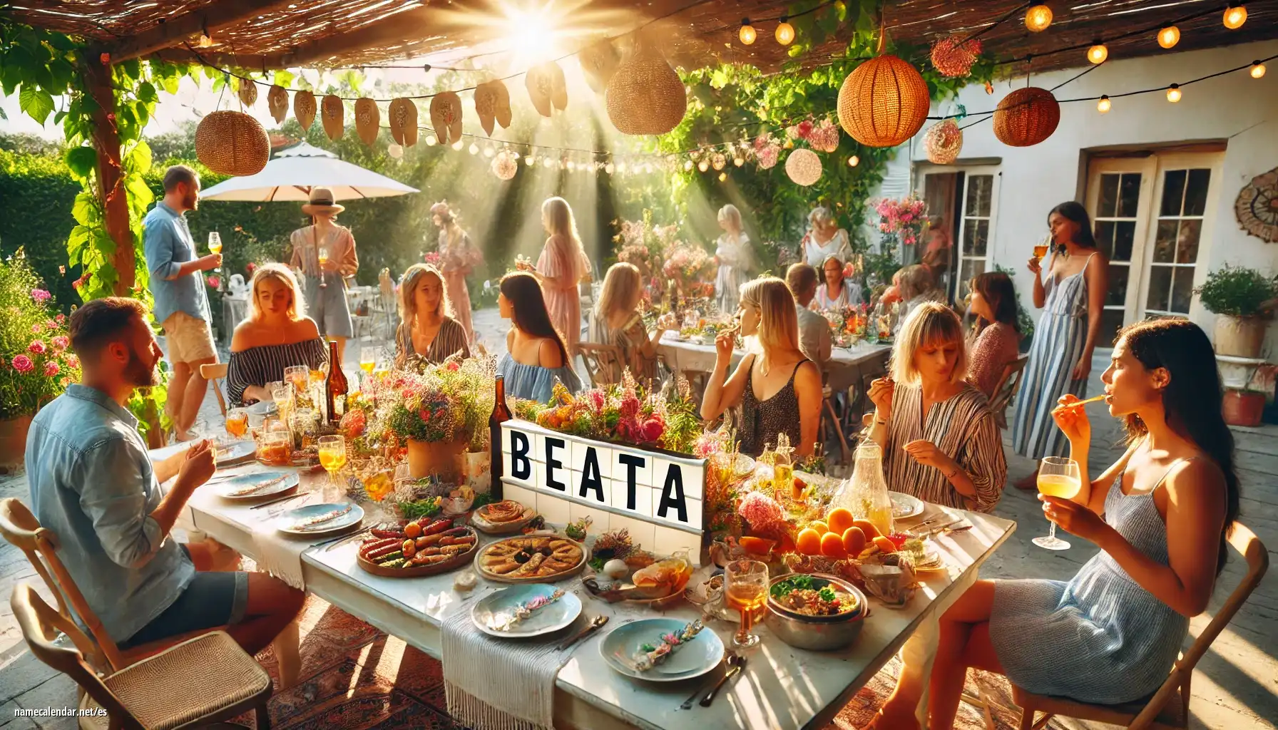 Celebración del onomástico y del nombre - Beata