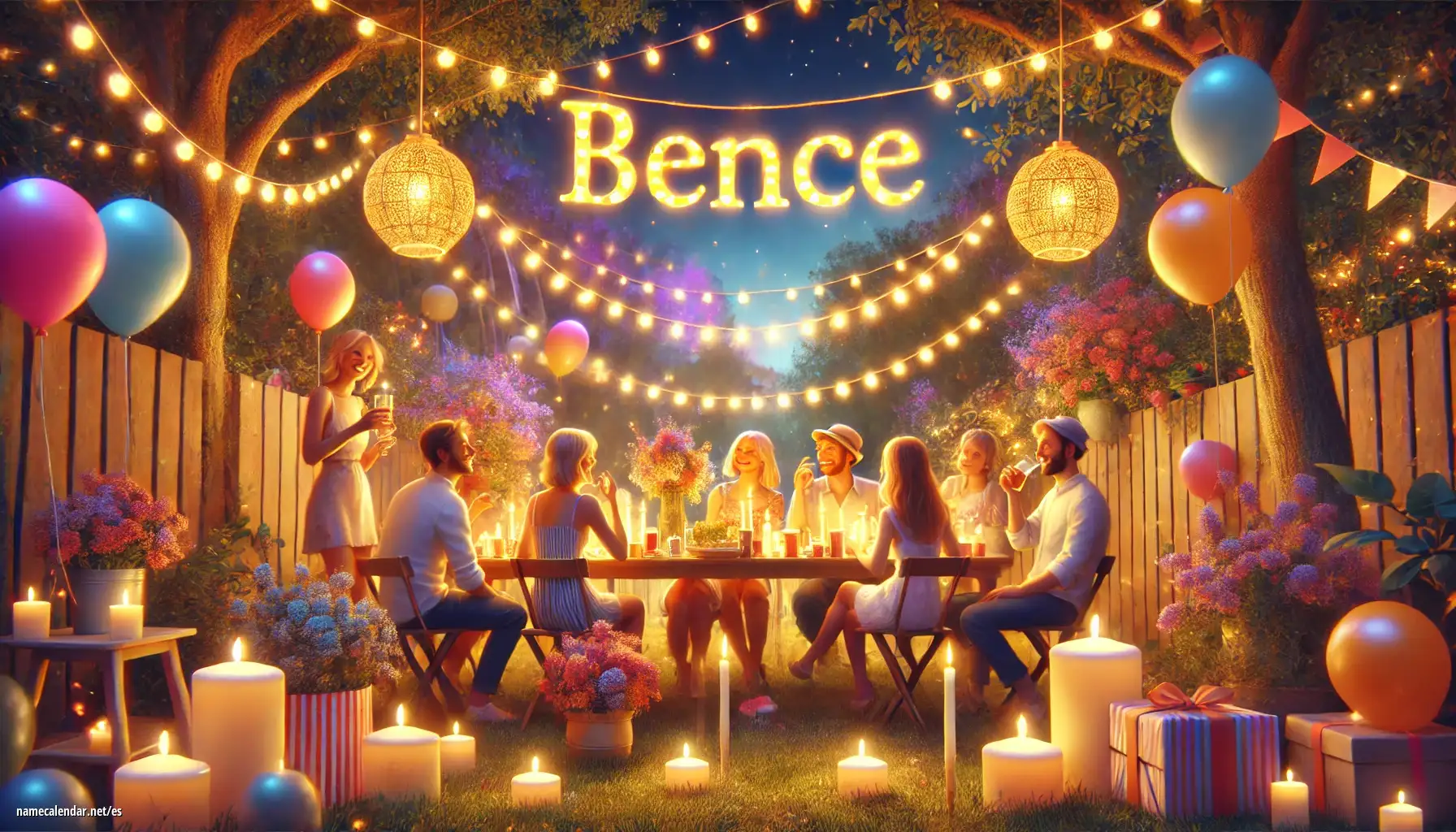 Celebración del onomástico y del nombre - Bence