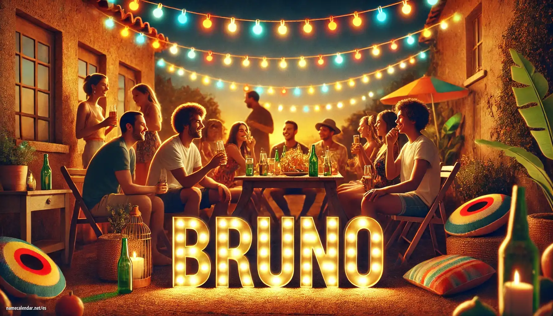 Celebración del onomástico y del nombre - Brúnó