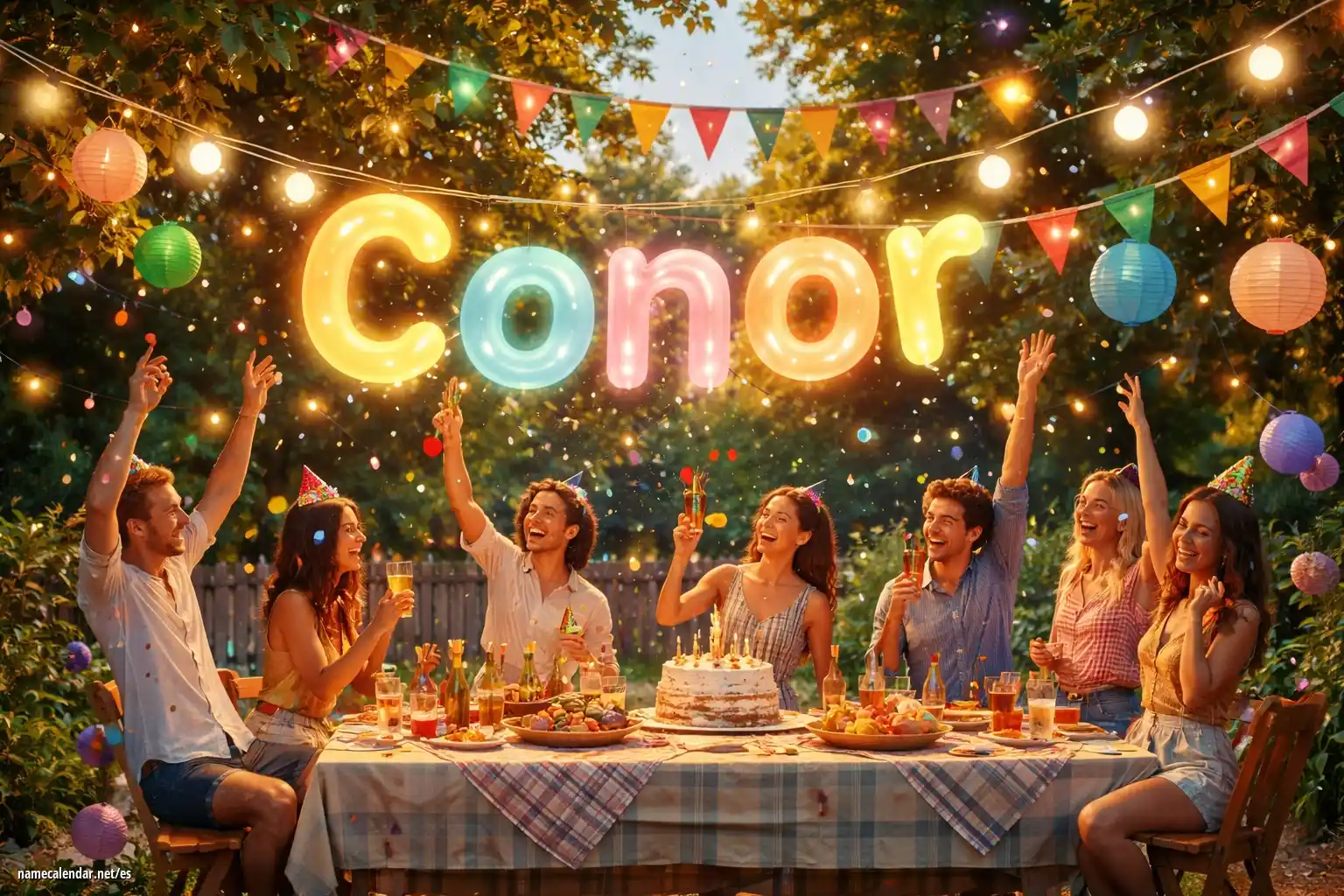 Celebración del onomástico y del nombre - Conor