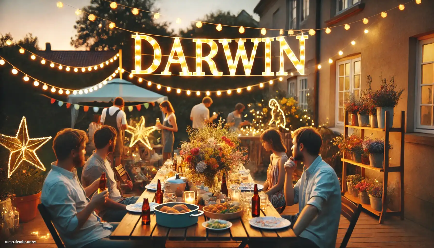 Celebración del onomástico y del nombre - Darwin