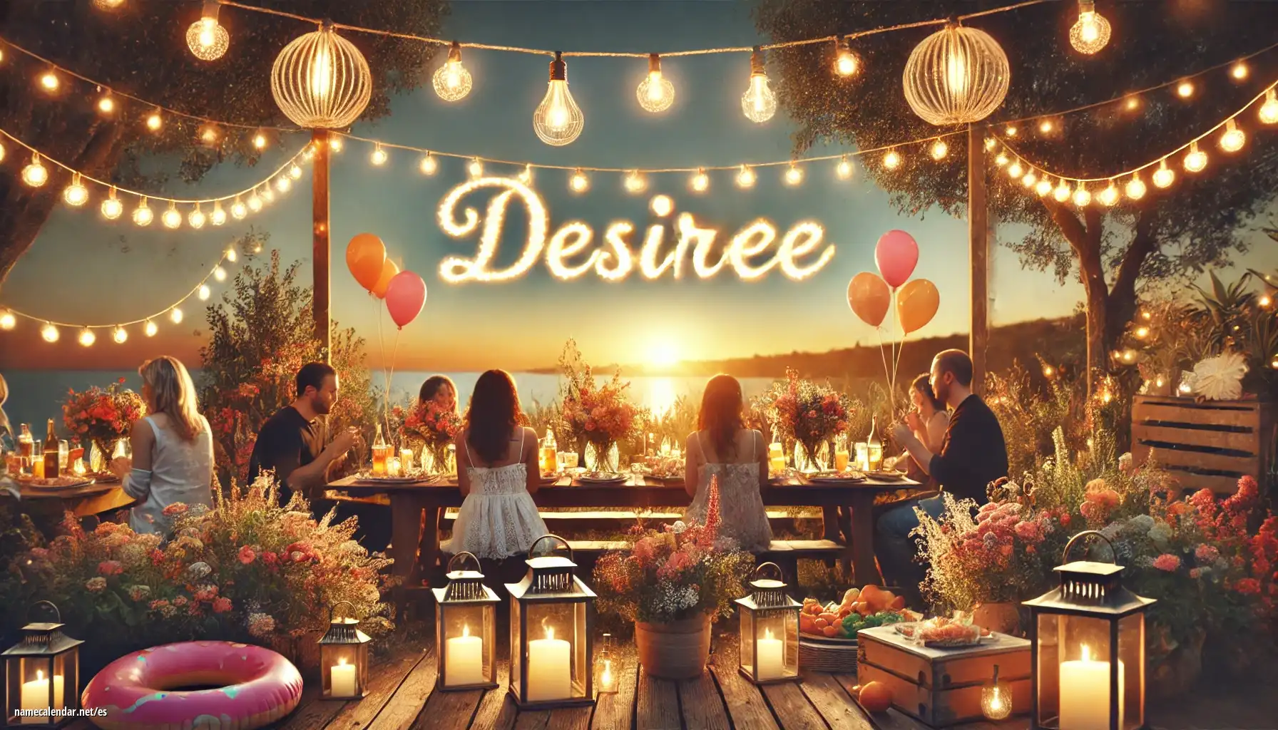 Celebración del onomástico y del nombre - Desirée